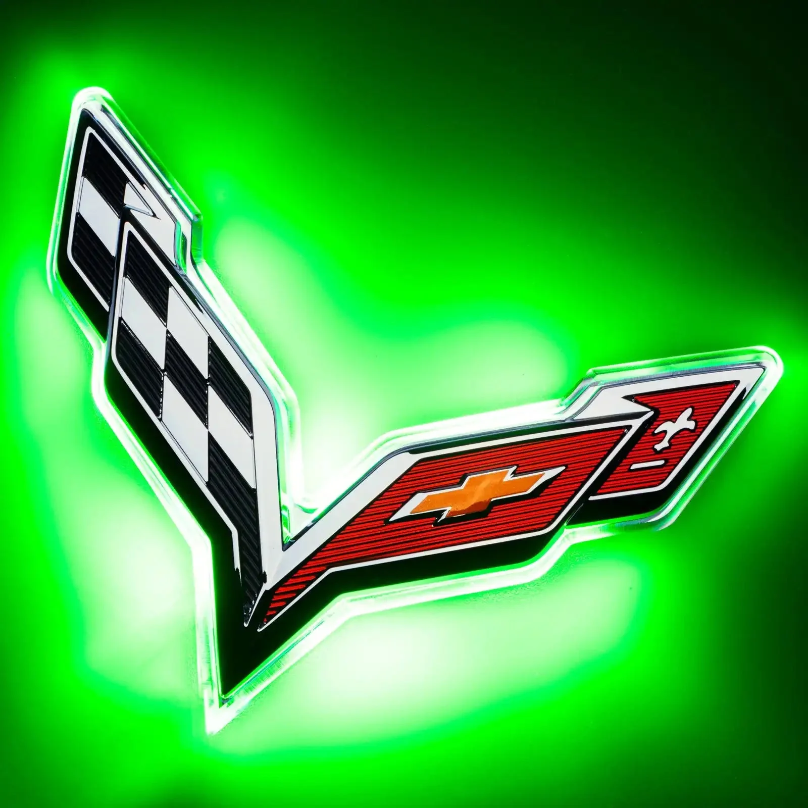 ORACLE Lighting 2014-2019 Chevrolet C7 Corvette Rear Illuminated Emblem - Image 11
