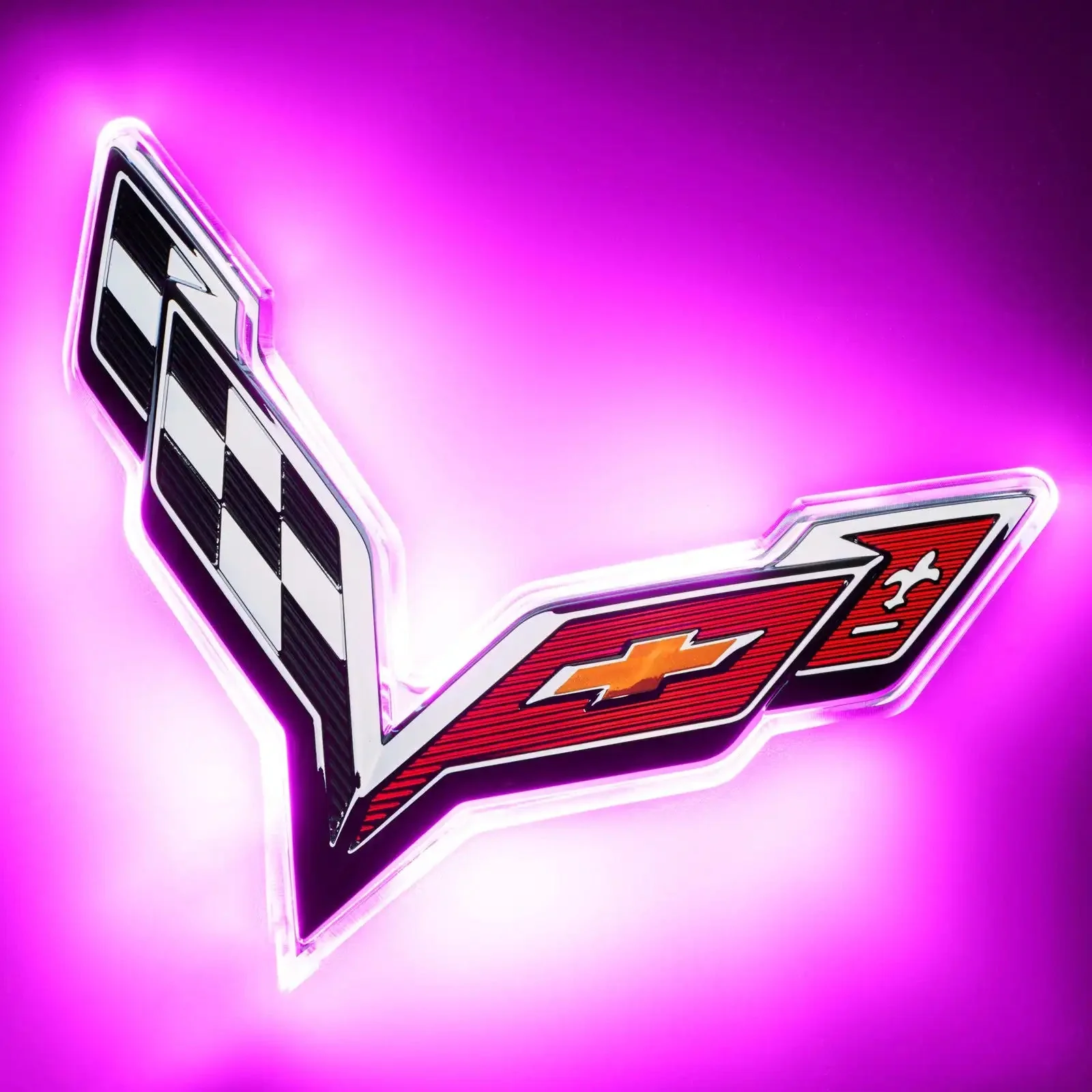 ORACLE Lighting 2014-2019 Chevrolet C7 Corvette Rear Illuminated Emblem - Image 13