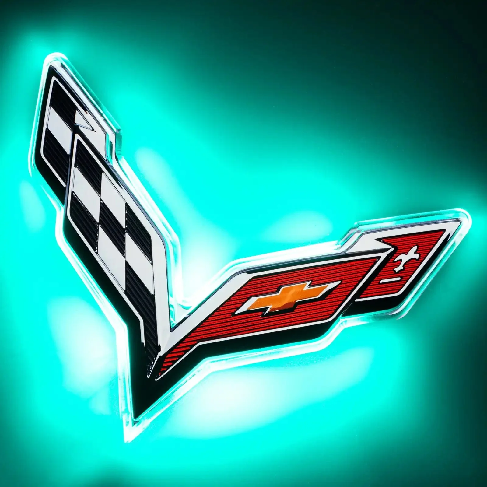 ORACLE Lighting 2014-2019 Chevrolet C7 Corvette Rear Illuminated Emblem - Image 16