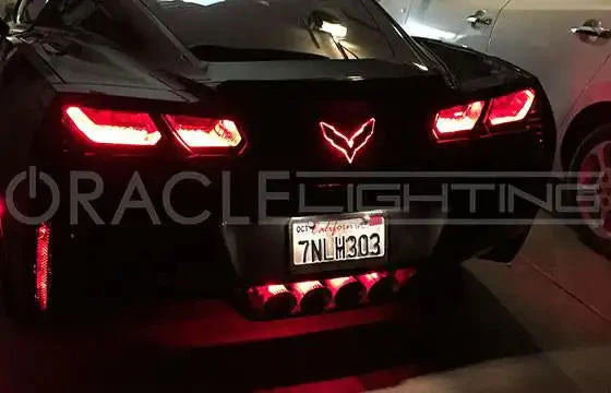 ORACLE Lighting 2014-2019 Chevrolet C7 Corvette Rear Illuminated Emblem - Image 17