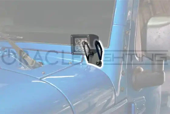 ORACLE Jeep JK Single Light Mounting Pillar Brackets (Pair) - Image 4