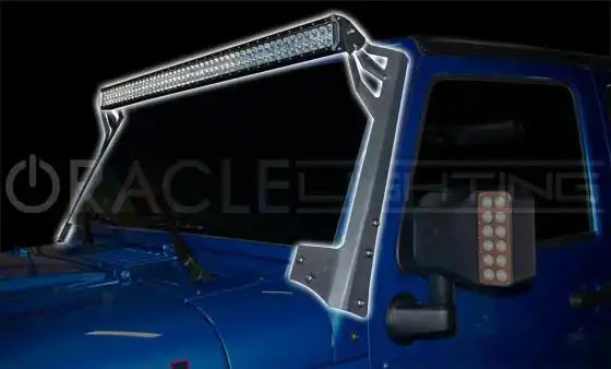 ORACLE Jeep JK Upper Windshield Brackets + Light Combo - Image 4
