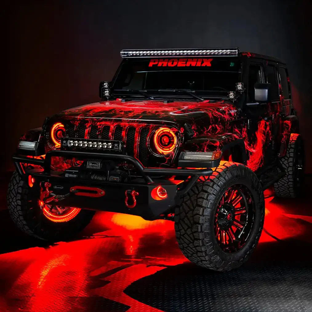 ORACLE Lighting Jeep Wrangler JK/JL & Gladiator JT High Performance 20W LED Fog Lights - Dynamic ColorSHIFT - Image 11
