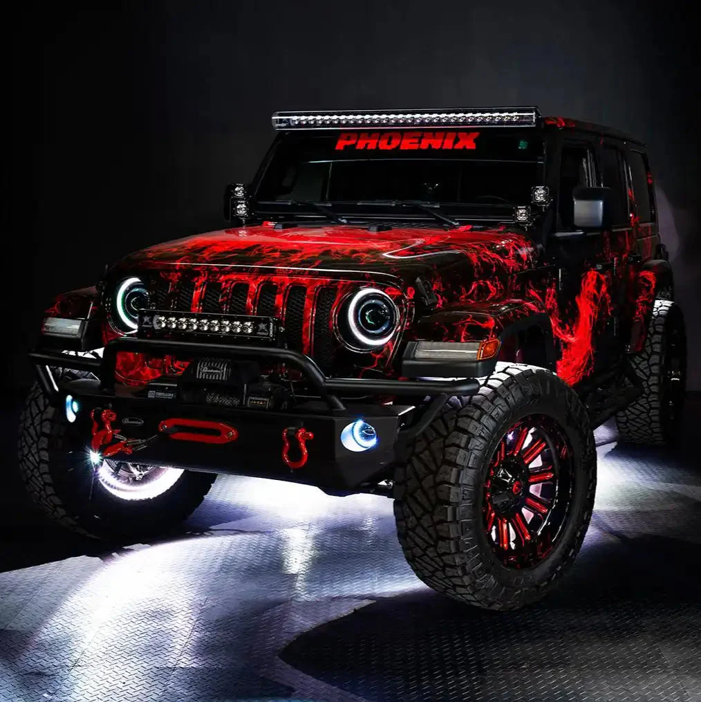 ORACLE Lighting Jeep Wrangler JK/JL & Gladiator JT High Performance 20W LED Fog Lights - Dynamic ColorSHIFT - Image 9