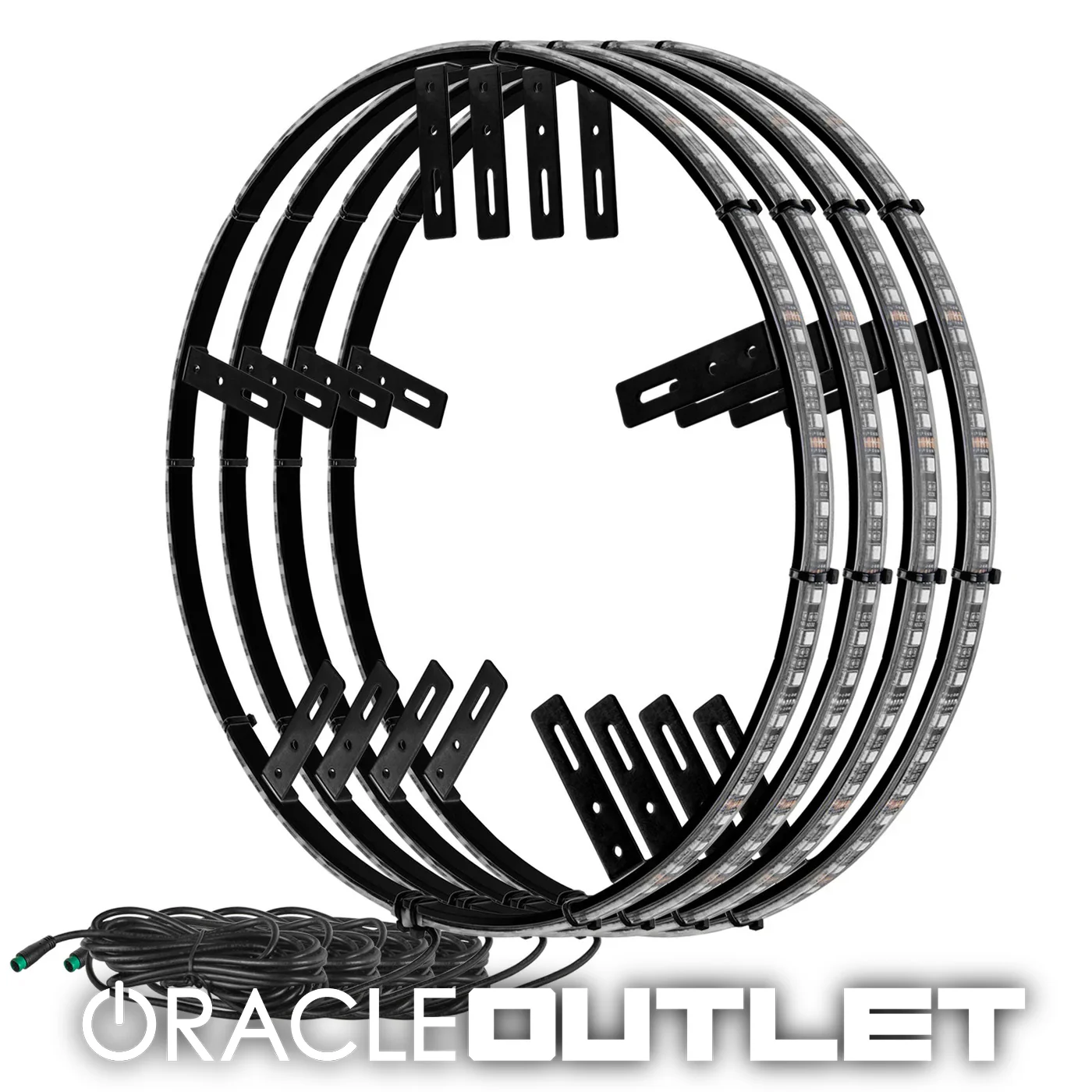 ORACLE LED Illuminated Wheel Rings - Amber | ORACLE Outlet | GRADE A