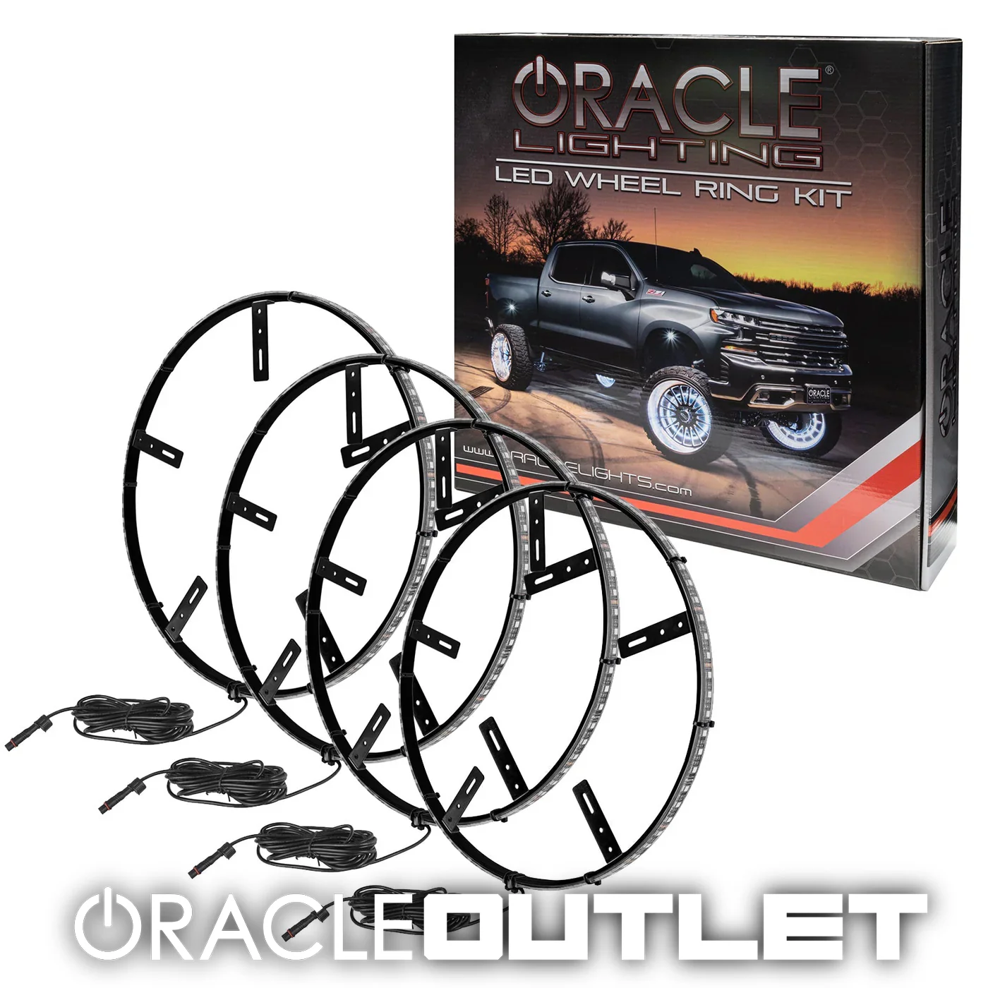 ORACLE LED Illuminated Wheel Rings - ColorSHIFT - 15in. | ORACLE Outlet | GRADE A