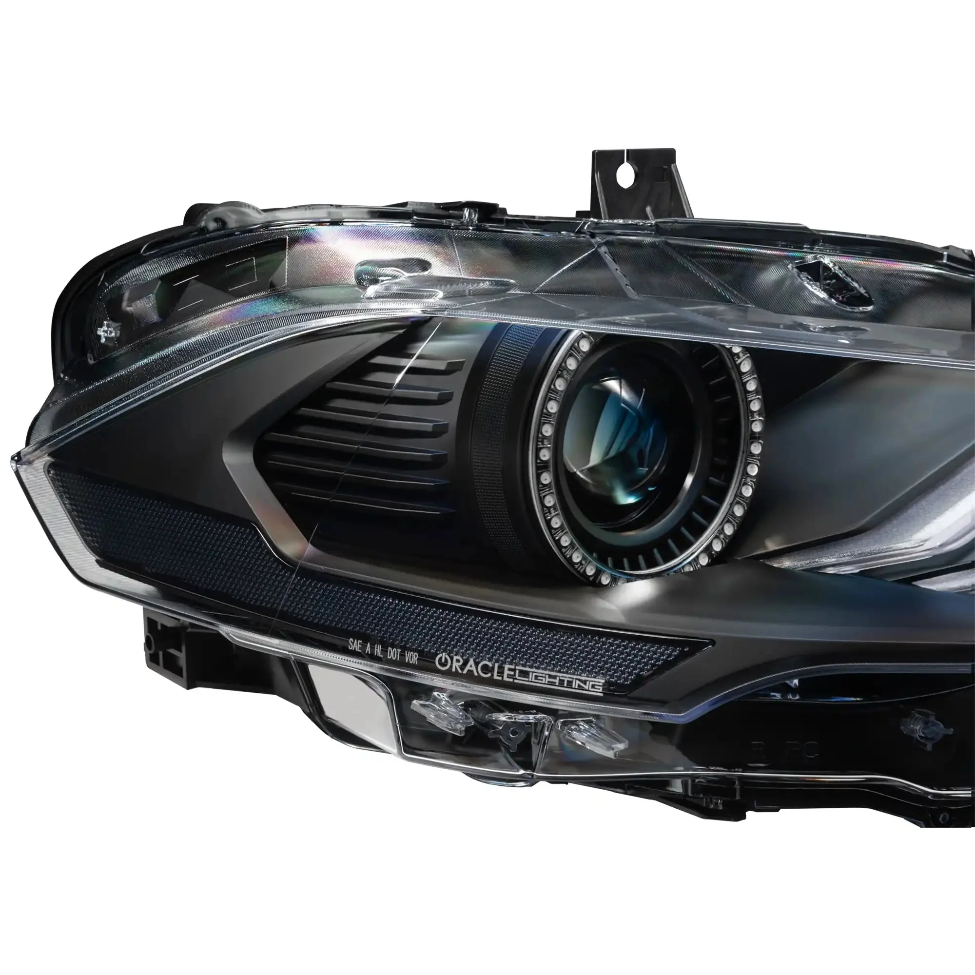 ORACLE Lighting 2018-2023 Ford Mustang "Black Series" Dynamic ColorSHIFT LED Headlights w/ Sequential Turn Signal - Image 4