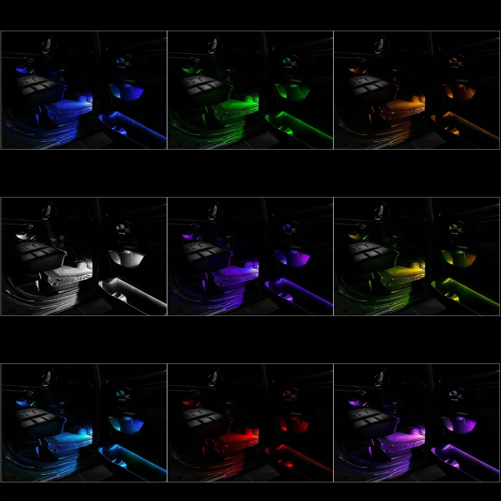 ORACLE Lighting 2019-2024 RAM Complete Interior Ambient Lighting ColorSHIFT RGB Conversion Kit - Image 10