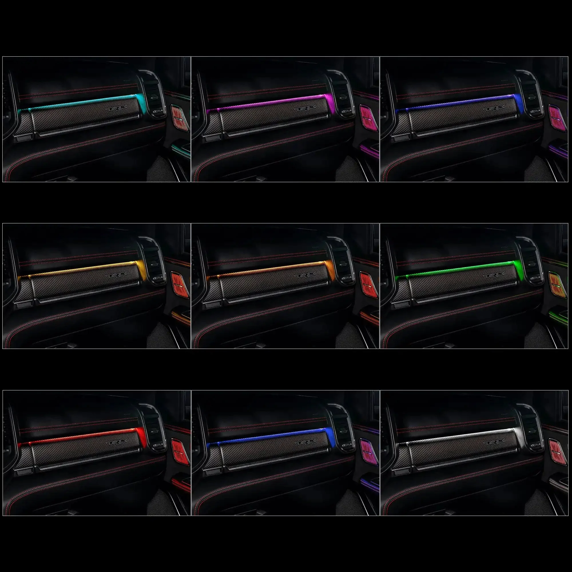 ORACLE Lighting 2019-2024 RAM Complete Interior Ambient Lighting ColorSHIFT RGB Conversion Kit - Image 8