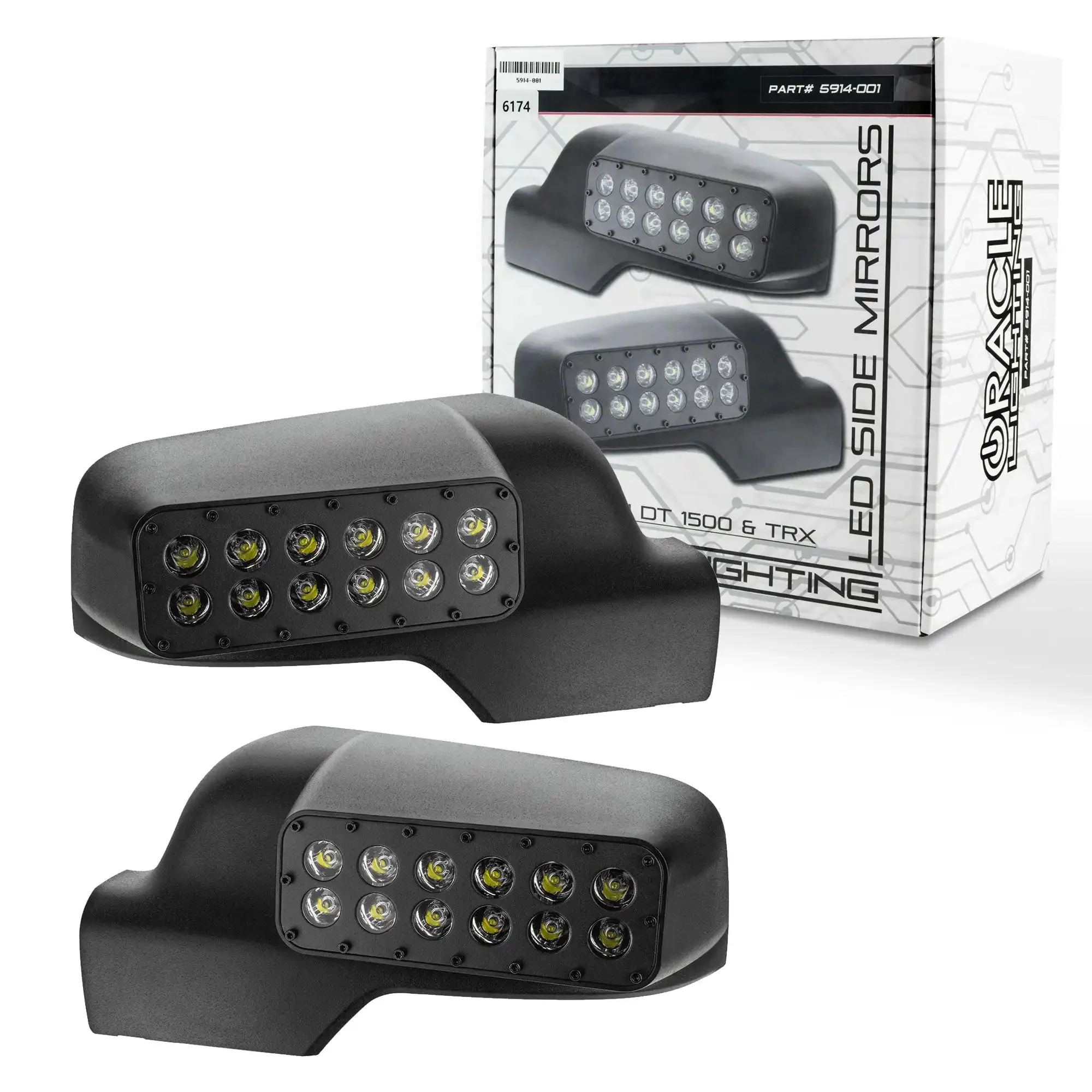 2019-2026 RAM 1500 DT LED Off-Road Side Mirror Ditch Lights - Image 2