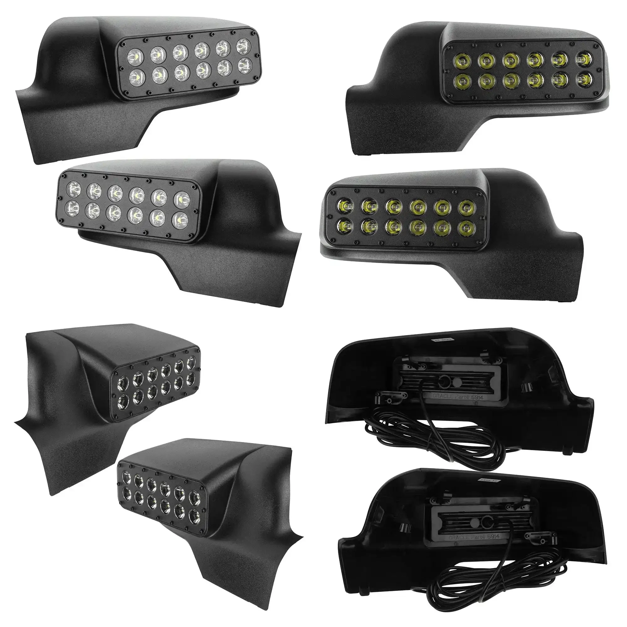 2019-2026 RAM 1500 DT LED Off-Road Side Mirror Ditch Lights - Image 3