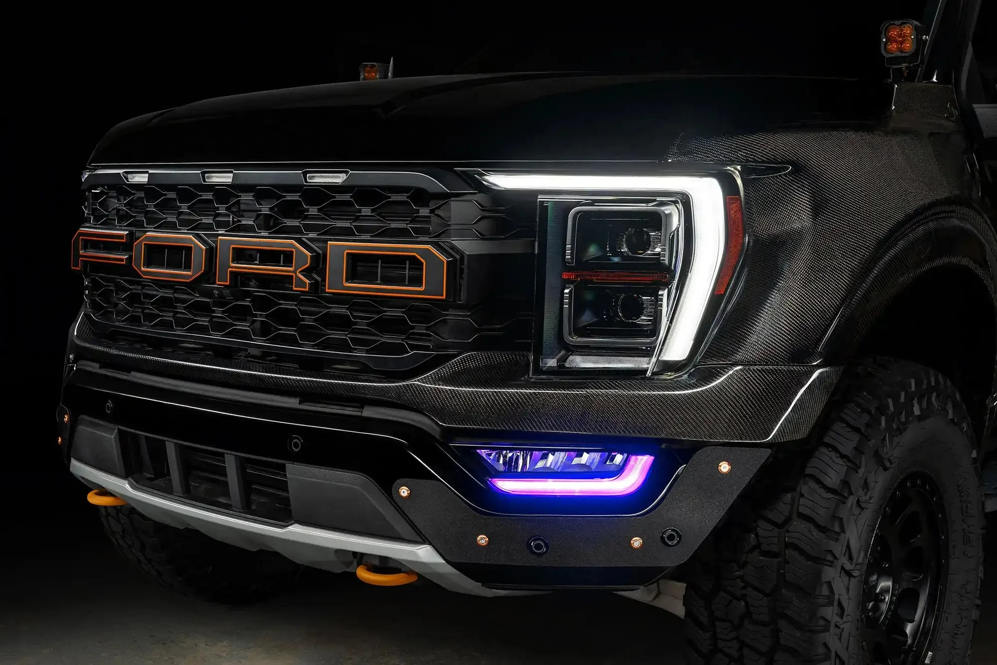 ORACLE Lighting 2021-2023 Ford F-150 ColorSHIFT RGB+W Fog Light DRL Upgrade Kit - Image 21