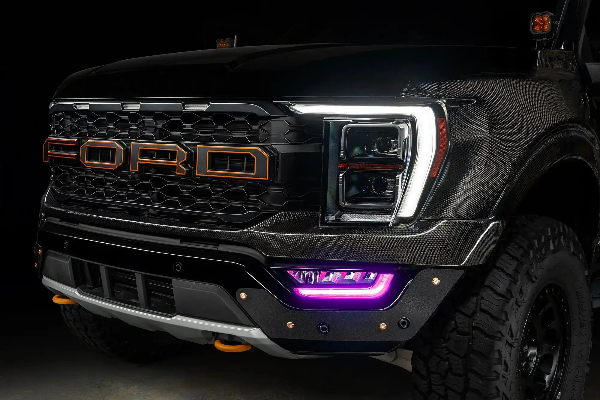 ORACLE Lighting 2021-2023 Ford F-150 ColorSHIFT RGB+W Fog Light DRL Upgrade Kit - Image 22