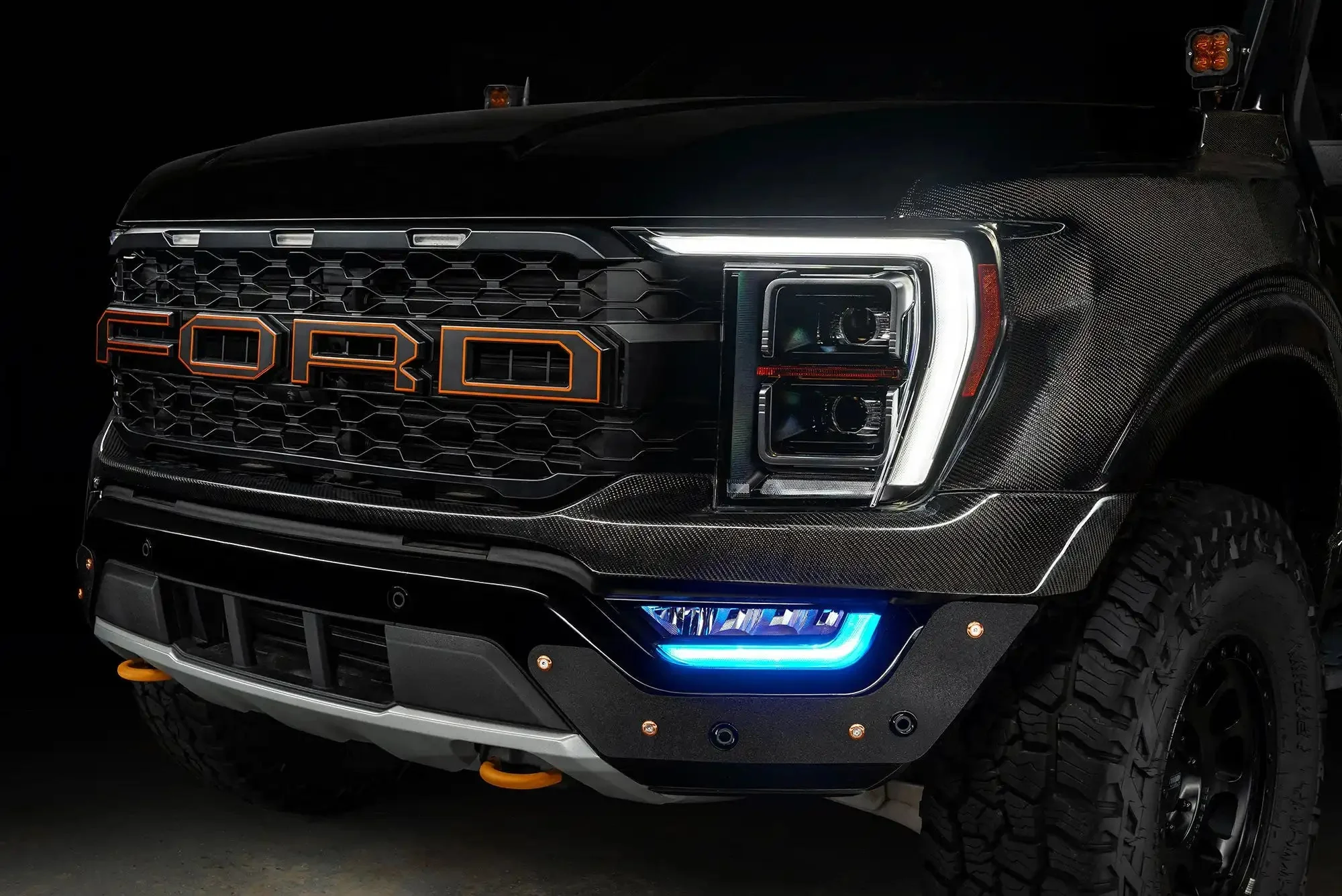 ORACLE Lighting 2021-2023 Ford F-150 ColorSHIFT RGB+W Fog Light DRL Upgrade Kit - Image 23