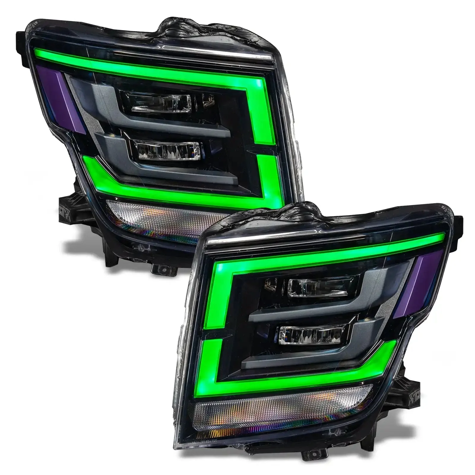 ORACLE Lighting 2021-2024 Nissan Titan ColorSHIFT RGB+W Headlight DRL Upgrade - Image 11