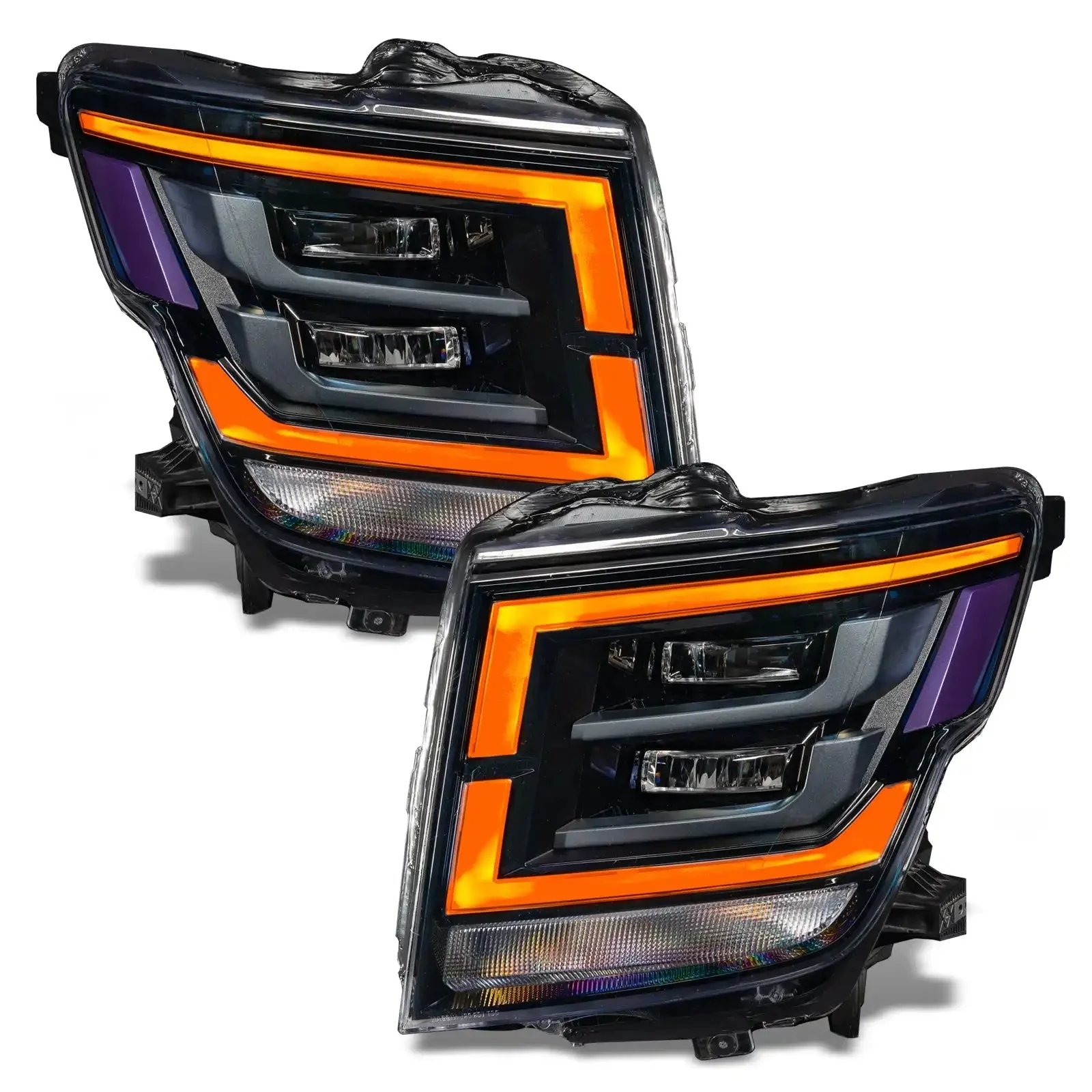 ORACLE Lighting 2021-2024 Nissan Titan ColorSHIFT RGB+W Headlight DRL Upgrade - Image 12