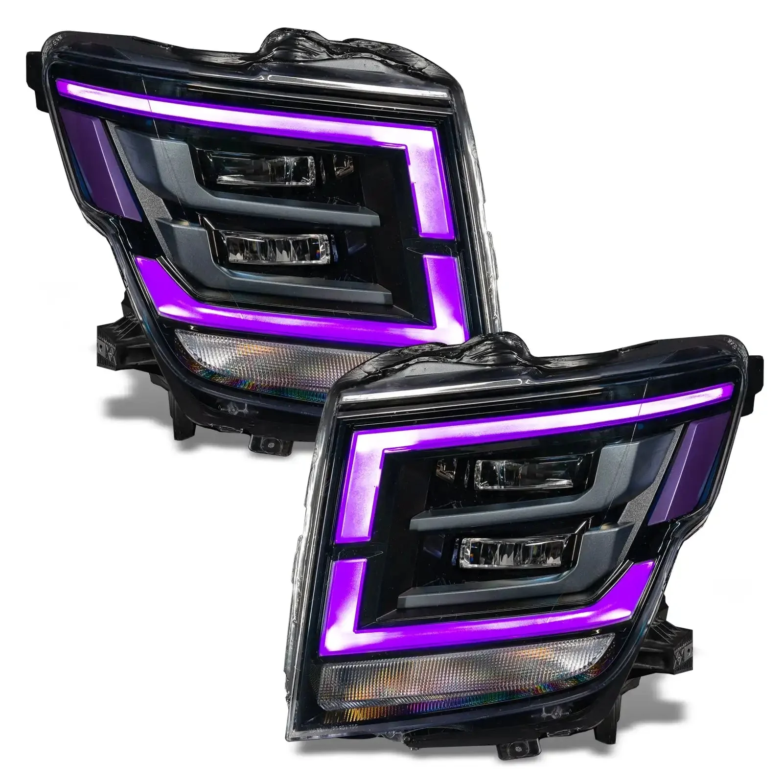 ORACLE Lighting 2021-2024 Nissan Titan ColorSHIFT RGB+W Headlight DRL Upgrade - Image 14