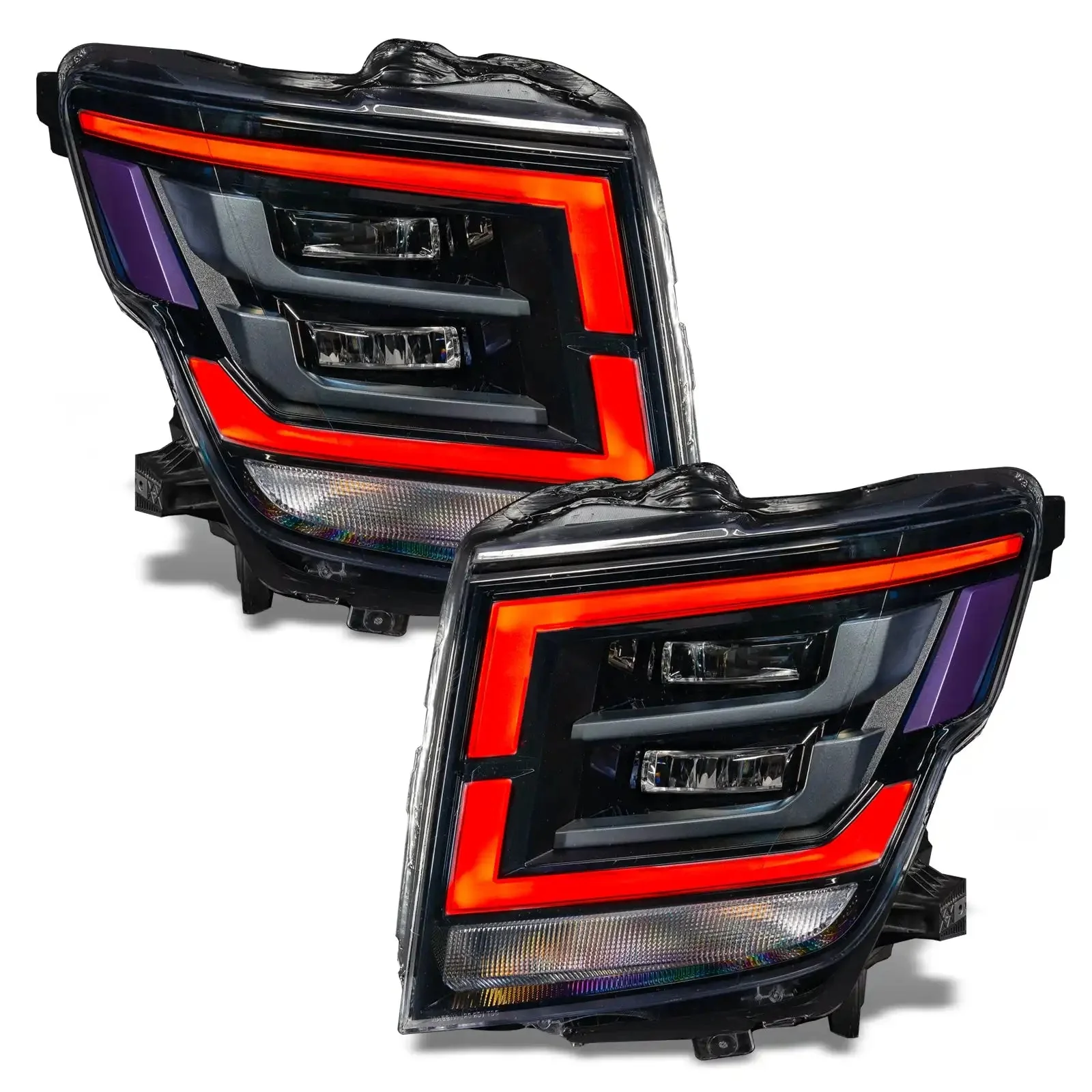 ORACLE Lighting 2021-2024 Nissan Titan ColorSHIFT RGB+W Headlight DRL Upgrade - Image 27