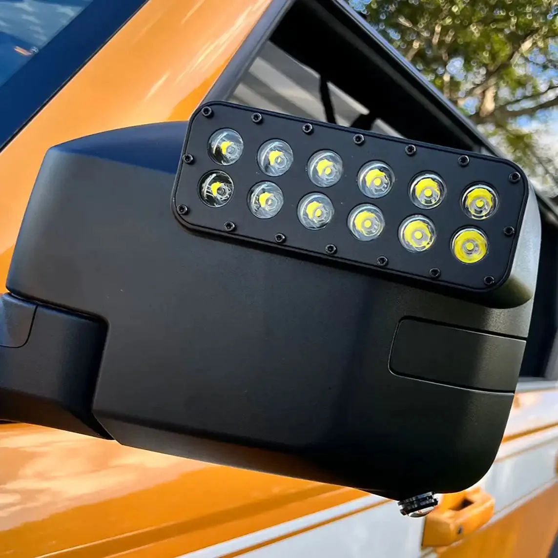 2021-2026 Ford Bronco LED Off-Road Side Mirrors - Peripheral Ditch Lights (2200+ Lumens) - Image 18