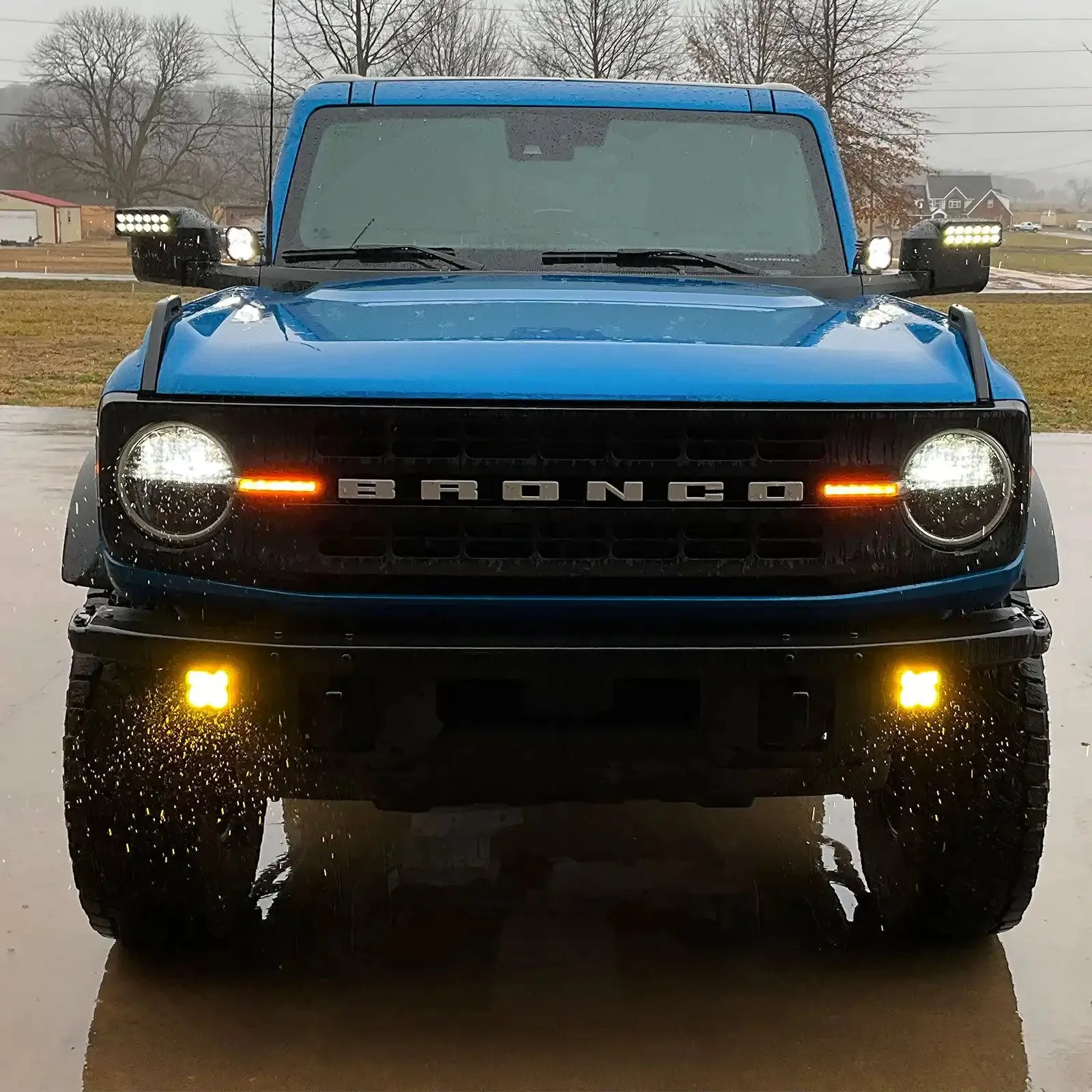 2021-2026 Ford Bronco LED Off-Road Side Mirrors - Peripheral Ditch Lights (2200+ Lumens) - Image 24