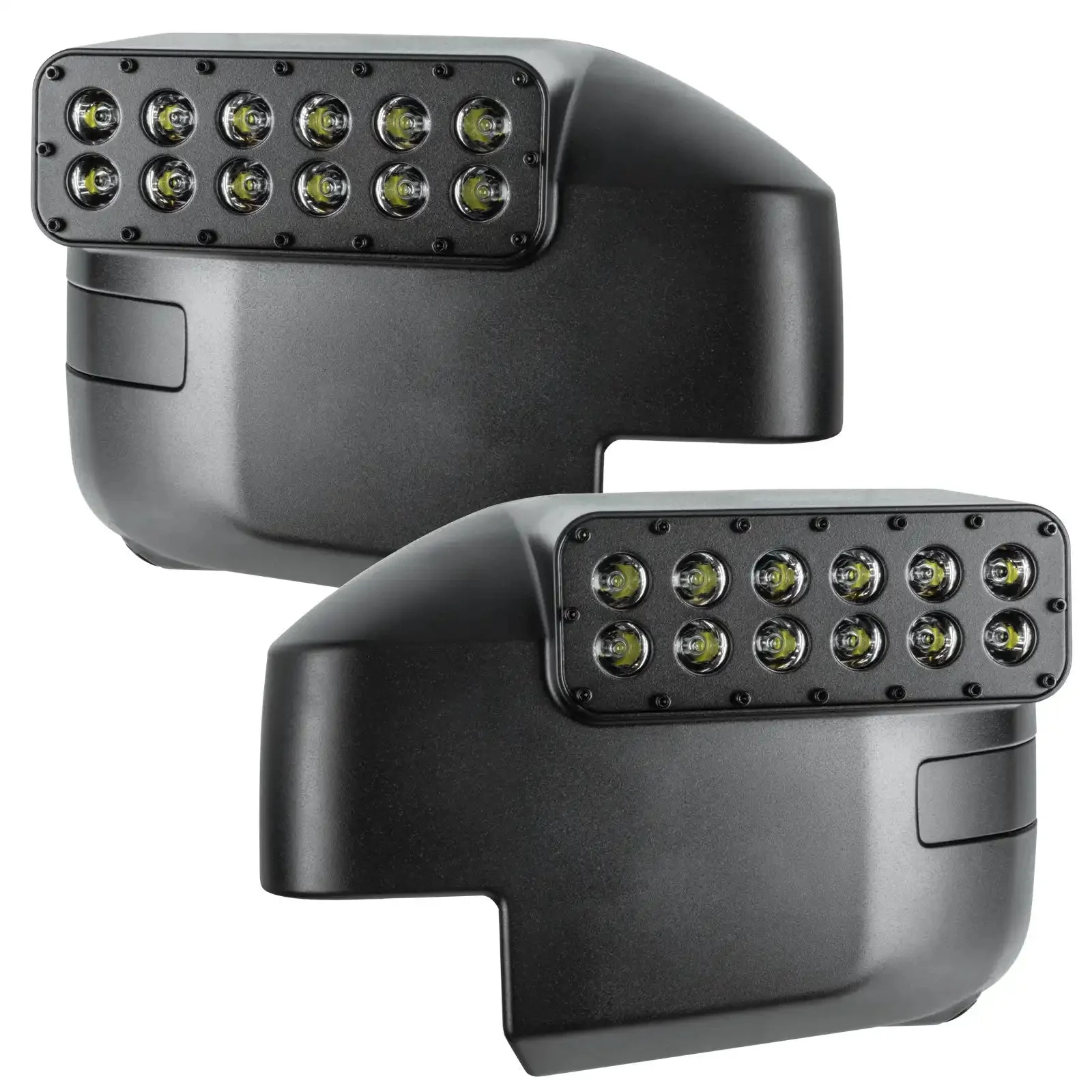 2021-2026 Ford Bronco LED Off-Road Side Mirrors - Peripheral Ditch Lights (2200+ Lumens) - Image 3