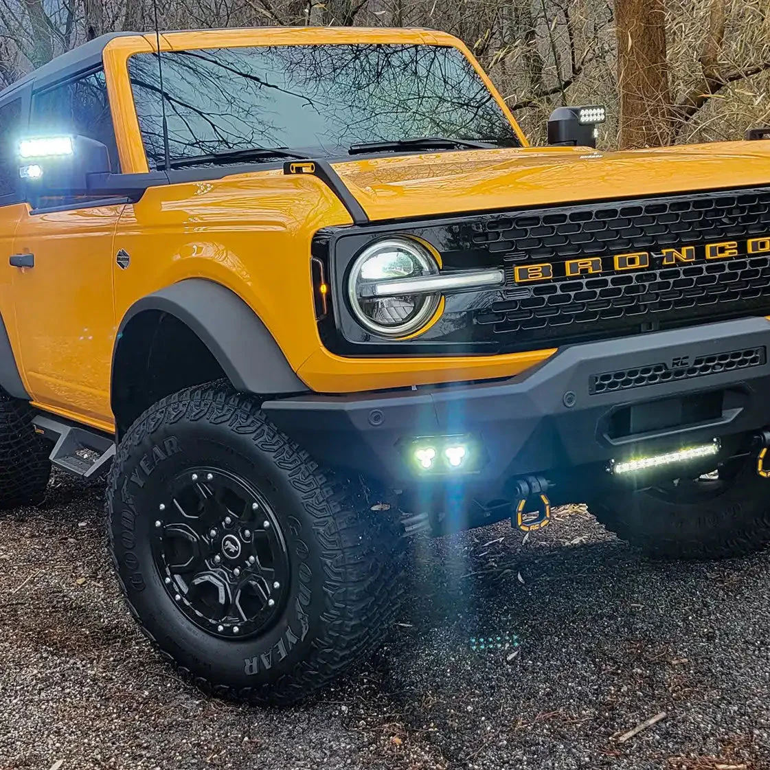2021-2026 Ford Bronco LED Off-Road Side Mirrors - Peripheral Ditch Lights (2200+ Lumens) - Image 30