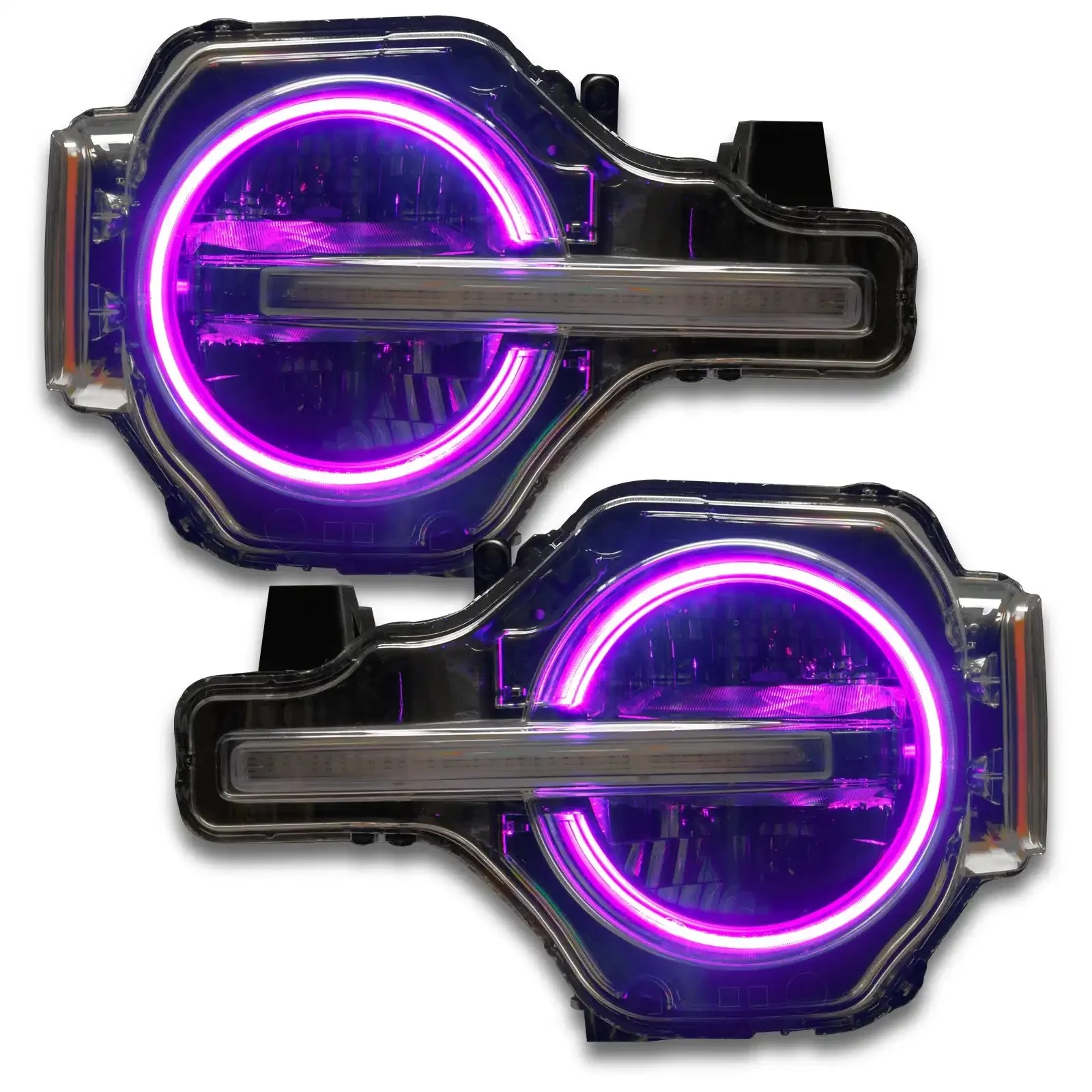 ORACLE Lighting 2021-2025 Ford Bronco ColorSHIFT RGB+W Headlight Halo Upgrade Kit - Image 13