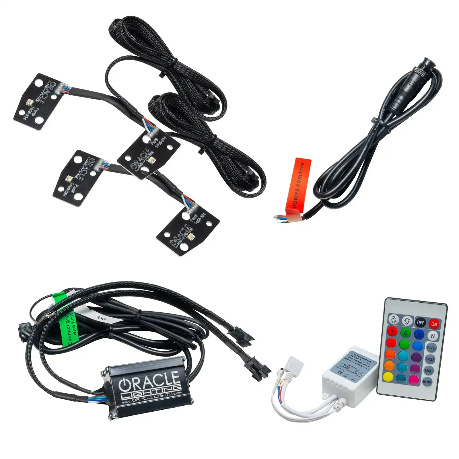 ORACLE Lighting 2021-2025 Ford Bronco ColorSHIFT RGB+W Headlight Halo Upgrade Kit - Image 16