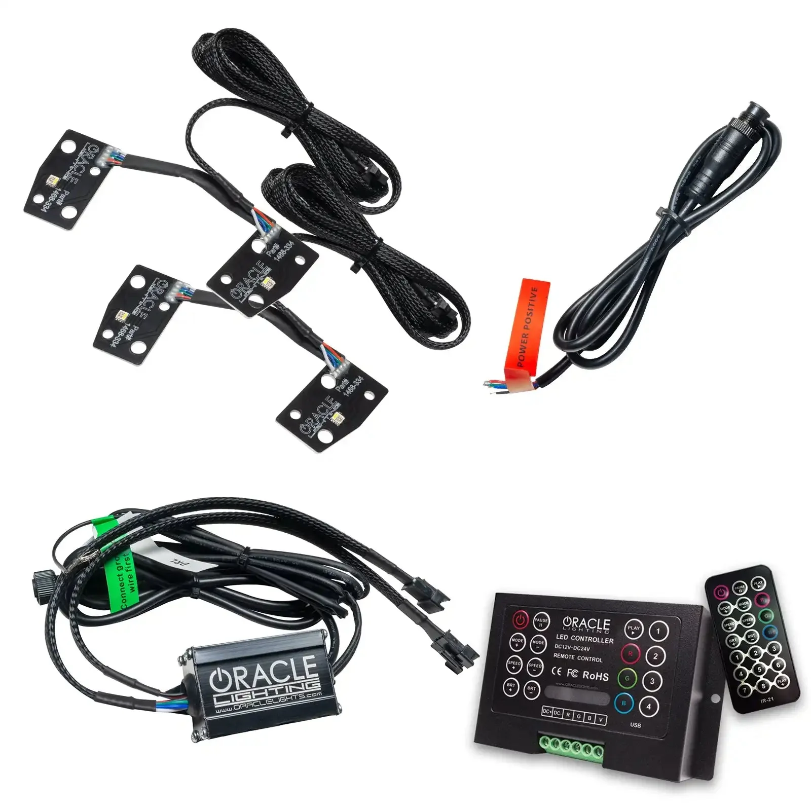 ORACLE Lighting 2021-2025 Ford Bronco ColorSHIFT RGB+W Headlight Halo Upgrade Kit - Image 18