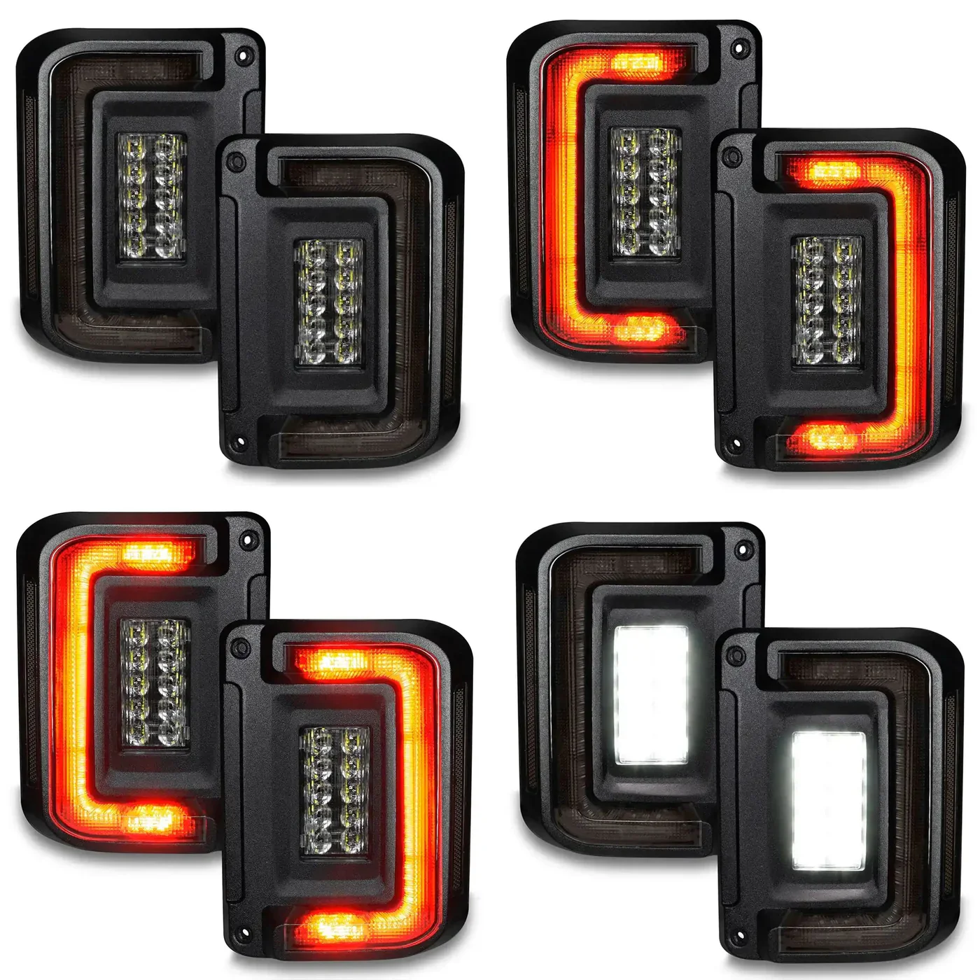 ORACLE Lighting "Black Series" Flush Mount LED Tail Lights for Jeep Wrangler JK | ORACLE Outlet | GRADE B - Image 3
