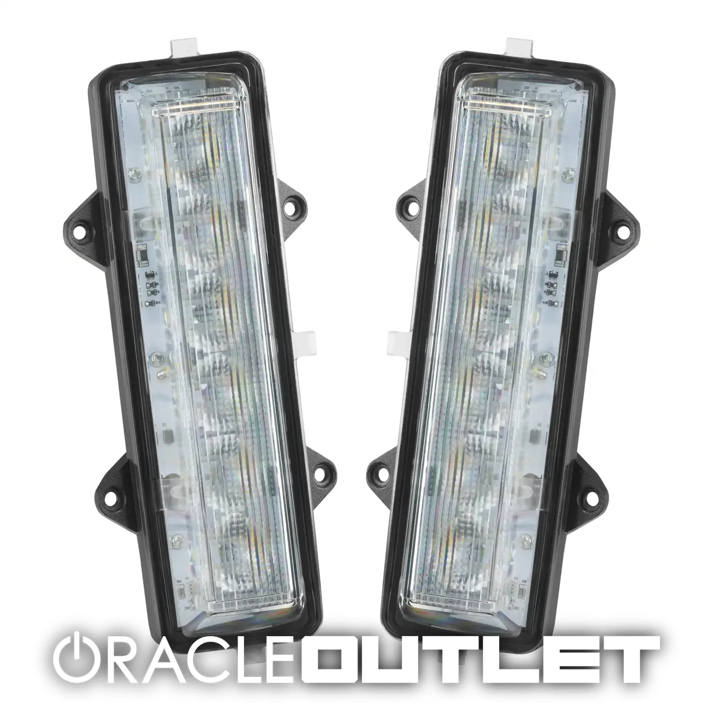 ORACLE Lighting Dual Function Amber/White Reverse LED Modules for Ford Bronco Flush Tail Lights | ORACLE Outlet | GRADE A