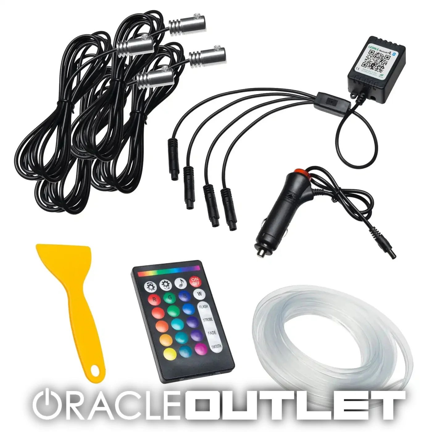 ORACLE Lighting Fiber Optic LED Interior Kit - ColorSHIFT (4PCS) | ORACLE Outlet | GRADE A