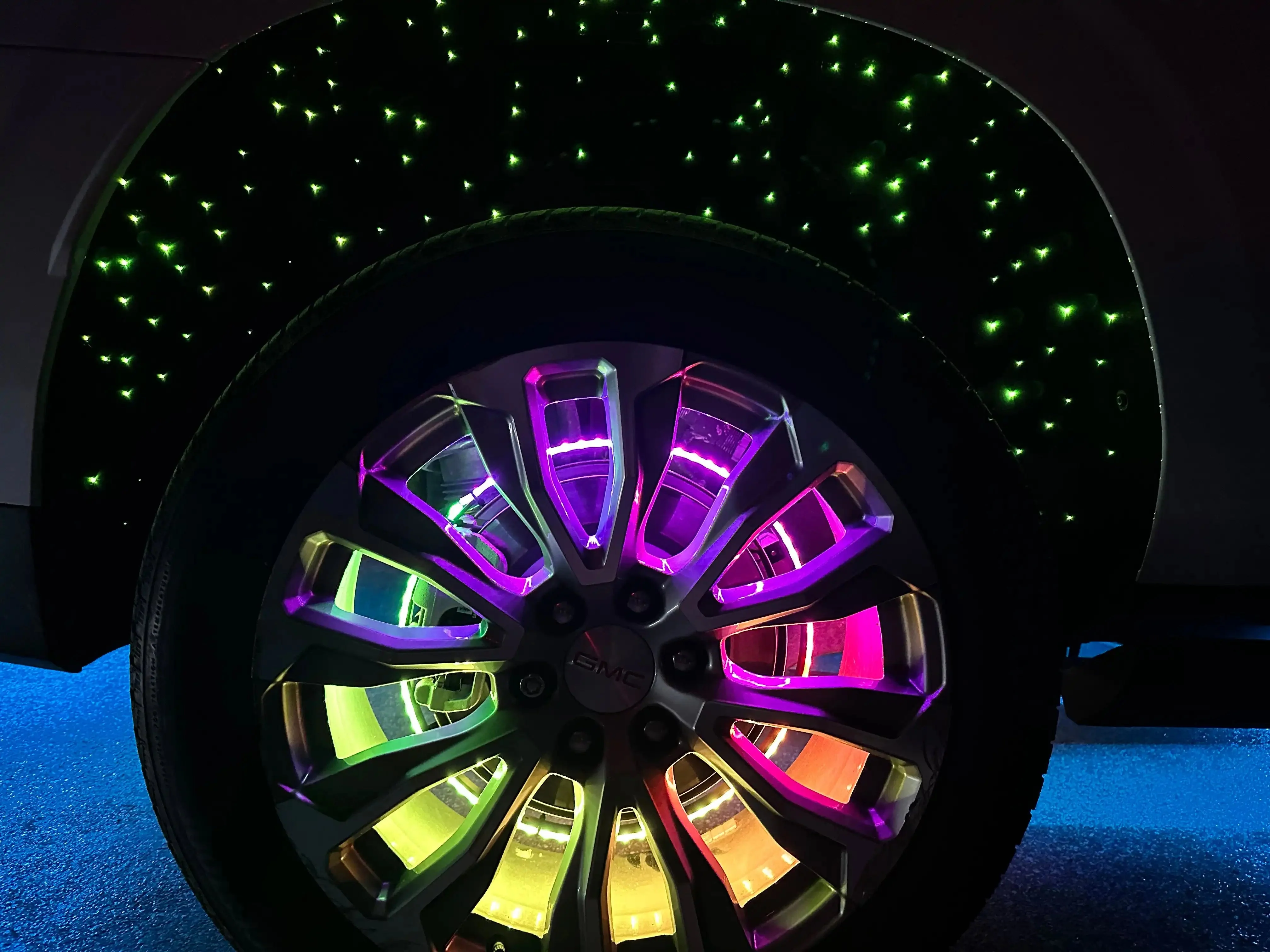 ORACLE Lighting Fiber Optic Wheel Liner ColorSHIFT RGB+W Kit - 40W LED/ 600 Fibers - Image 20