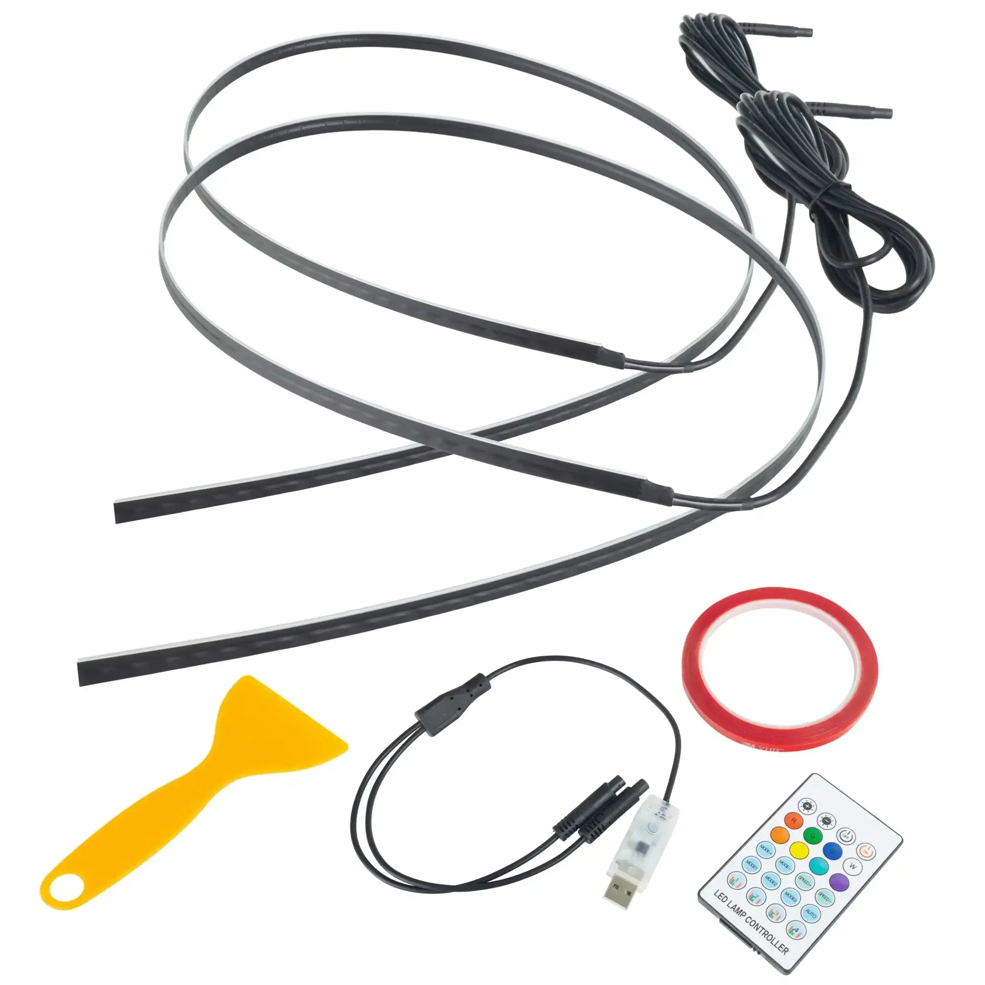 2021-2025 Ford Bronco Dynamic ColorSHIFT LED Dash Kit - USB Plug & Play Interior Lighting - Image 2