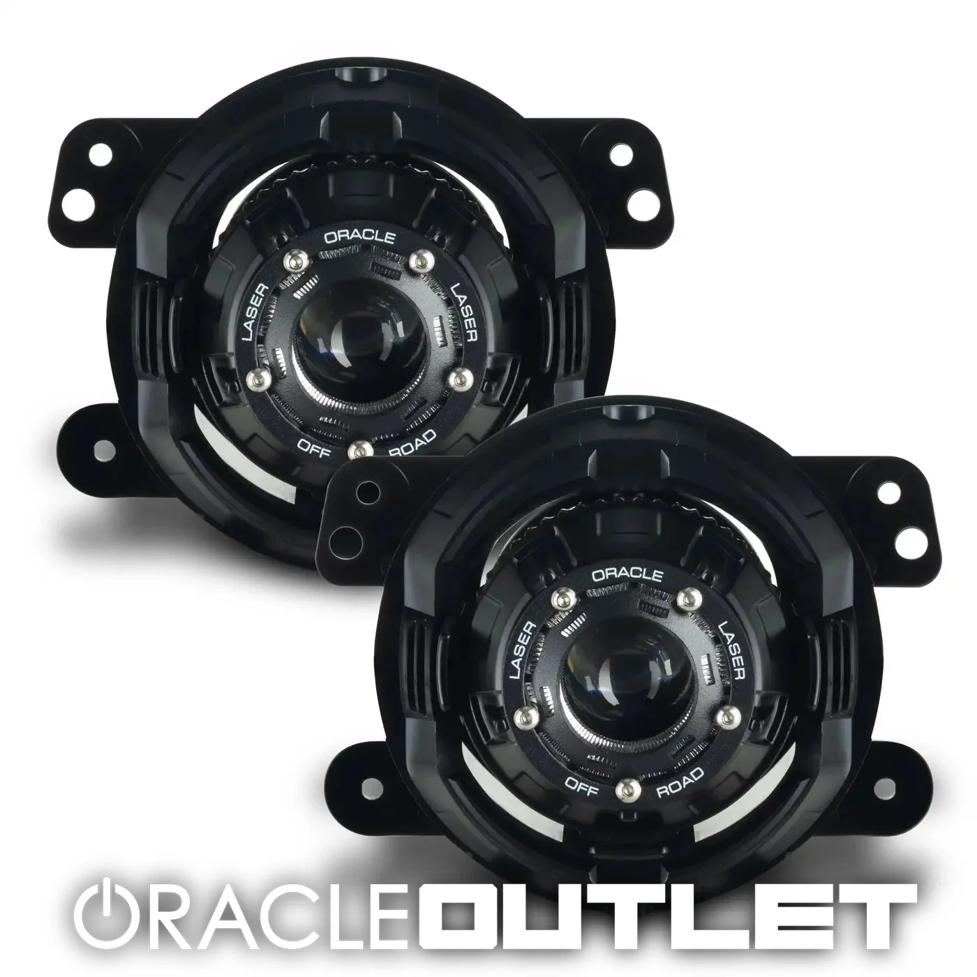 ORACLE Lighting Jeep Wrangler JK/JL & Gladiator JT 15W Off-Road LASER Fog Lights | ORACLE Outlet | GRADE B