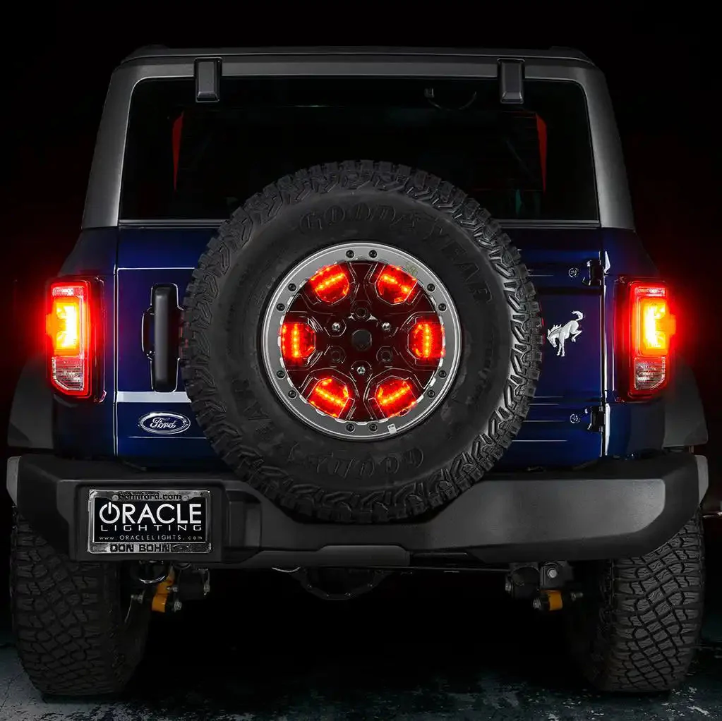 ORACLE Lighting LED Illuminated Spare Tire Wheel Ring Third Brake Light - Ford Bronco - Image 5