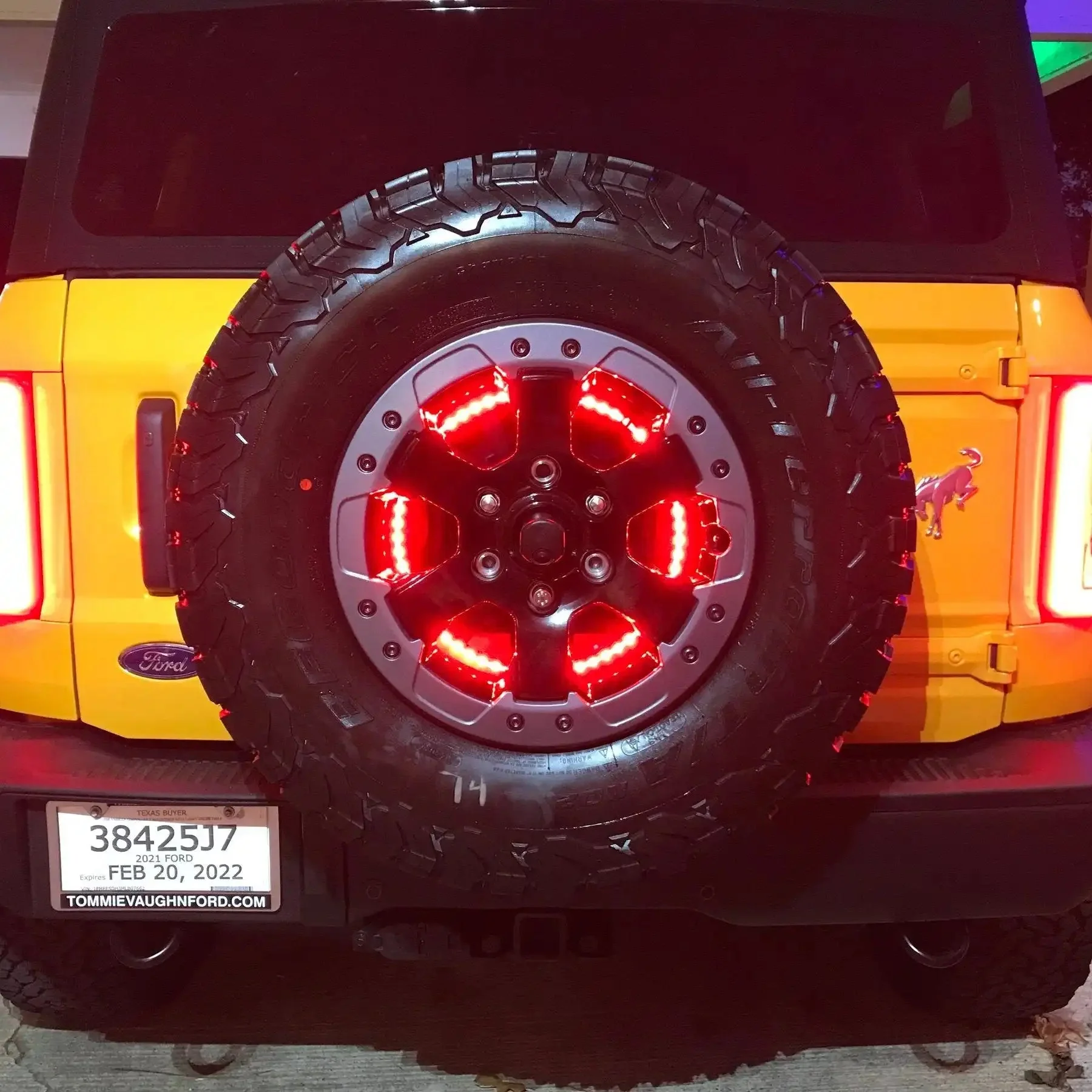 ORACLE Lighting LED Illuminated Spare Tire Wheel Ring Third Brake Light - Ford Bronco - Image 6