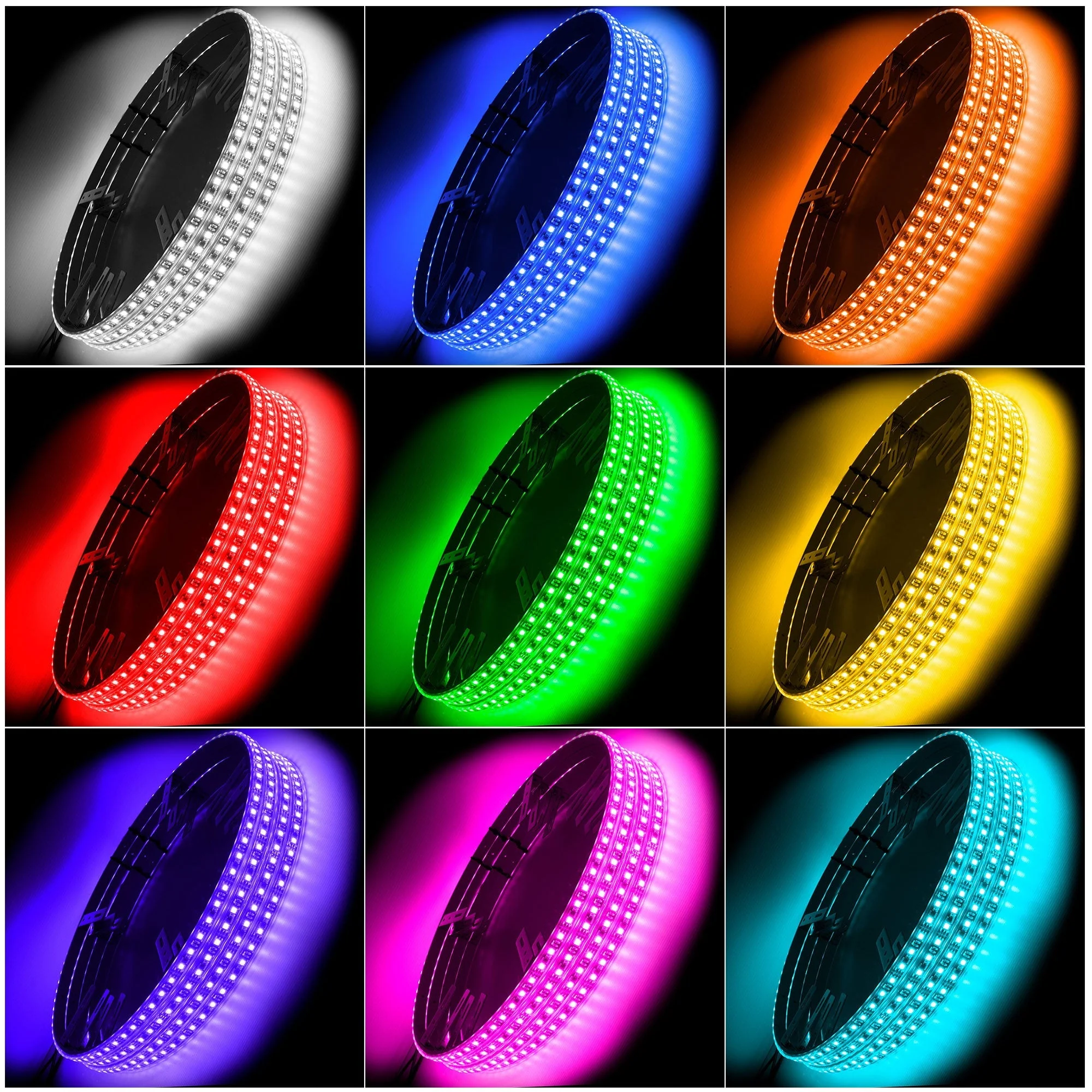 ORACLE Lighting LED Illuminated Wheel Rings - ColorSHIFT - Image 6