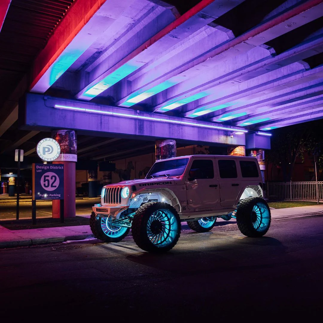 ORACLE Lighting LED Illuminated Wheel Rings - ColorSHIFT - Image 8