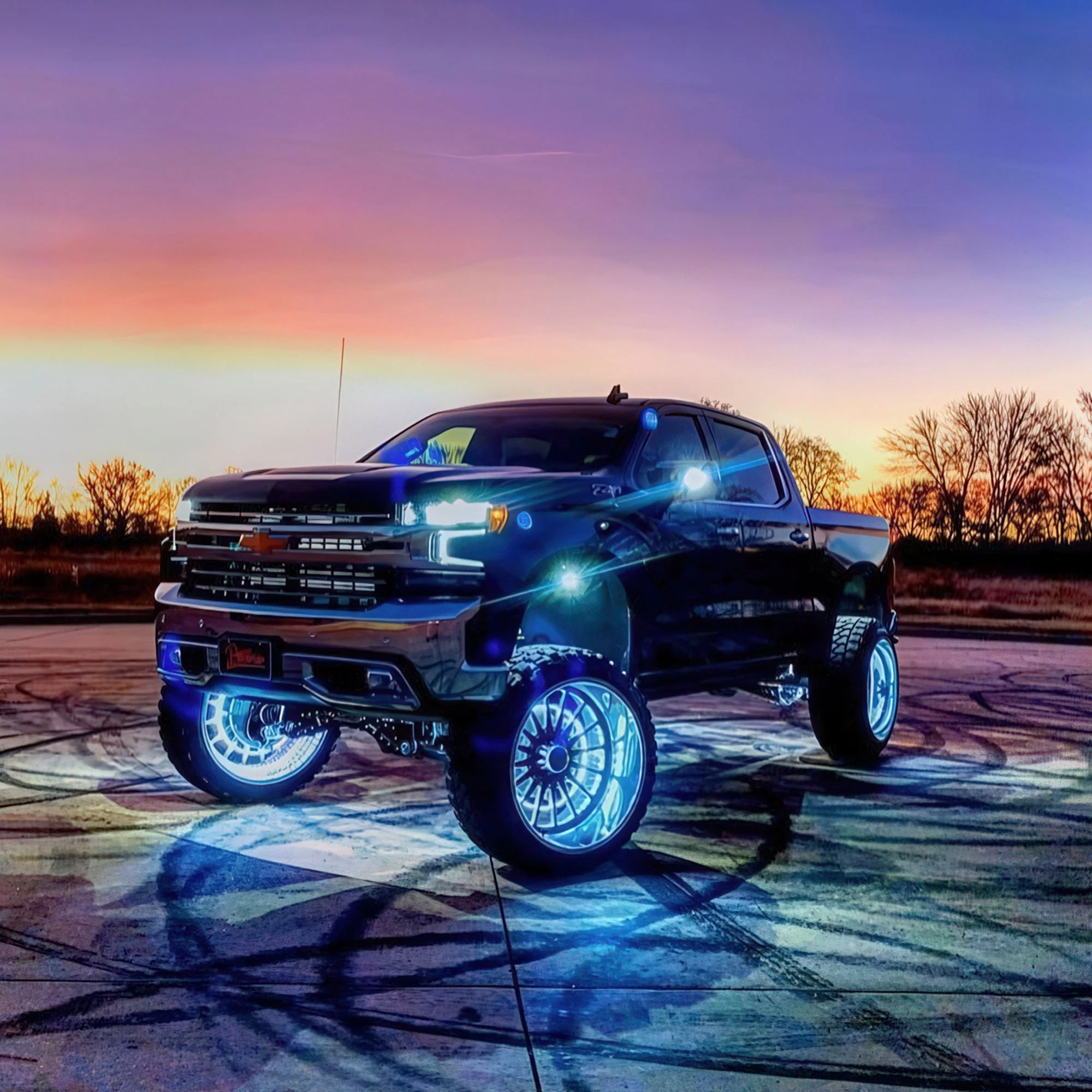 ORACLE Lighting LED Illuminated Wheel Rings - Dynamic ColorSHIFT - Image 20