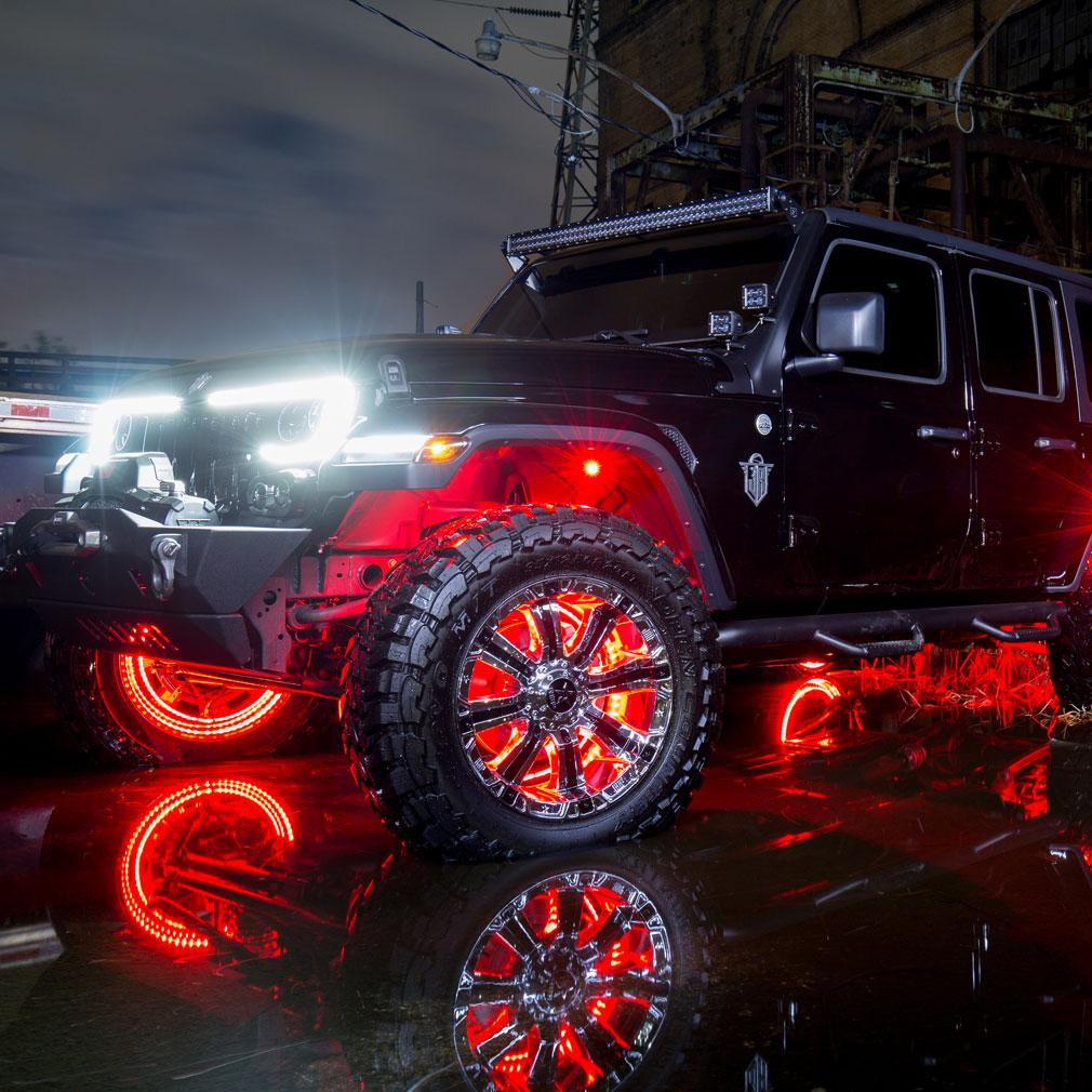ORACLE Lighting LED Illuminated Wheel Rings - Dynamic ColorSHIFT - Image 21