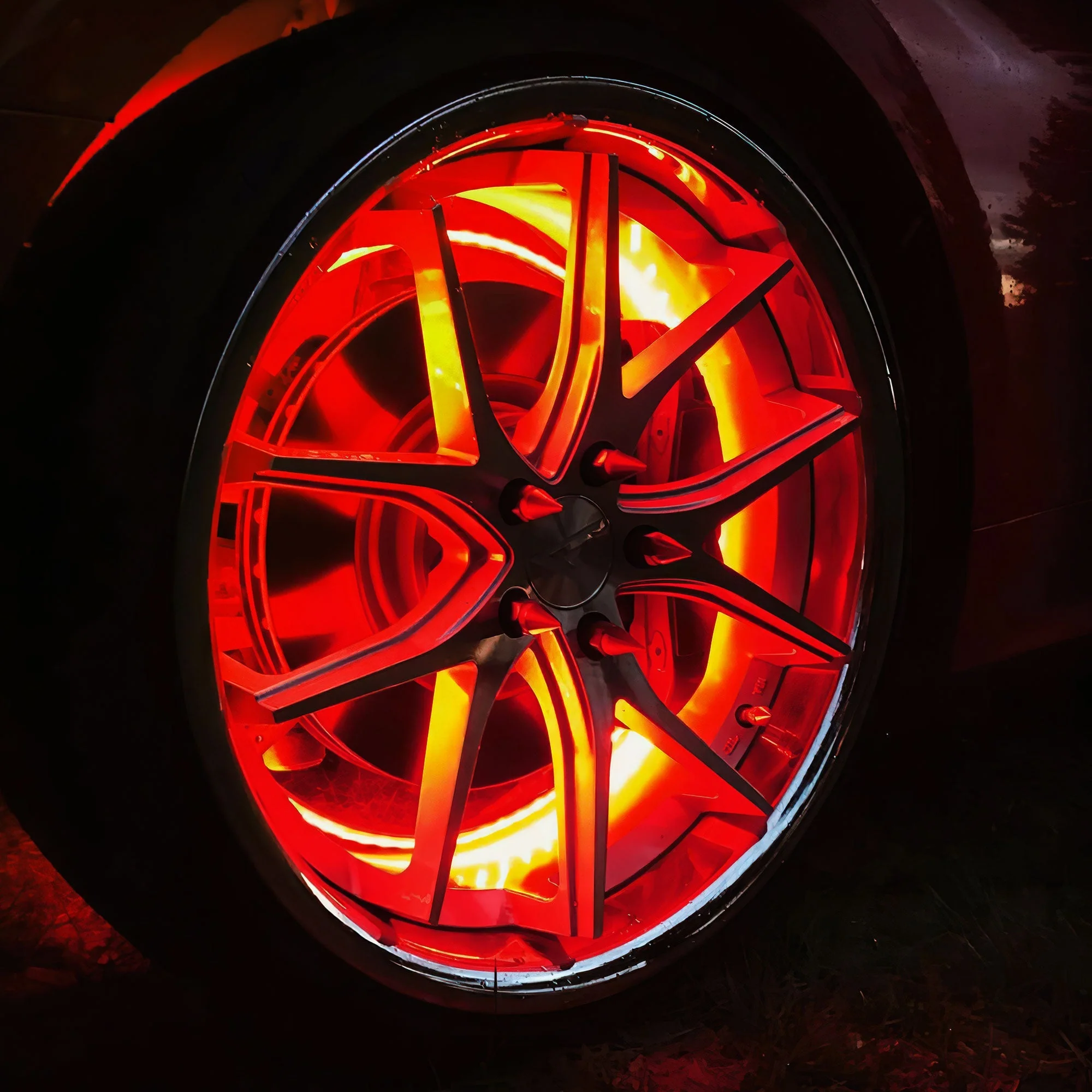 ORACLE Lighting LED Illuminated Wheel Rings - Dynamic ColorSHIFT - Image 9