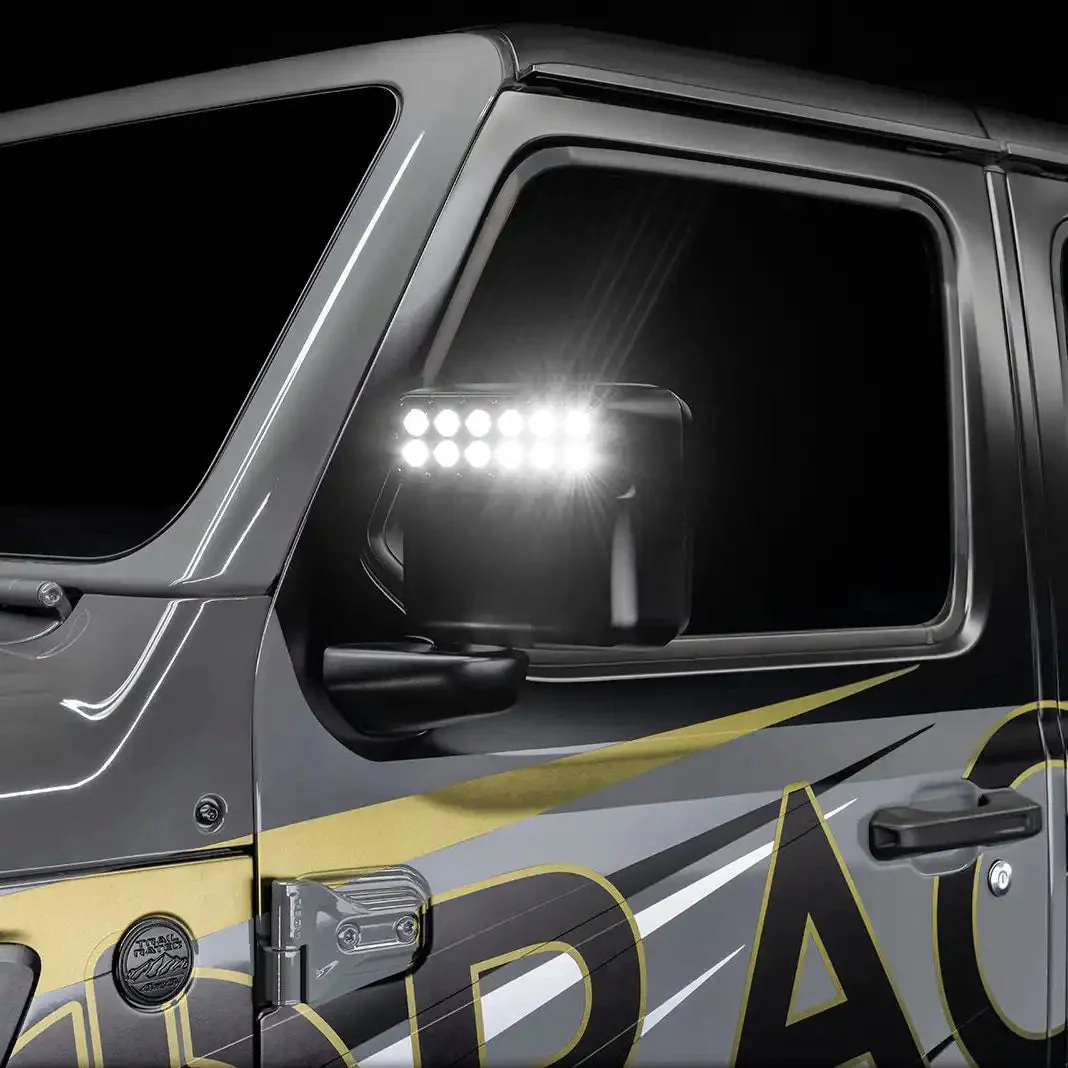 LED Off-Road Side Mirrors for Jeep Wrangler JL / Gladiator JT - Image 9