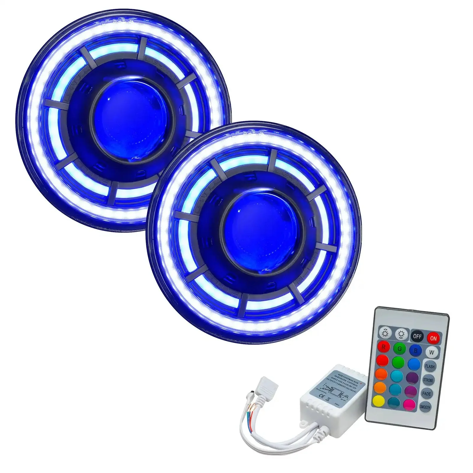 ORACLE Lighting Oculus™ 7" ColorSHIFT Bi-LED Projector Headlights for Jeep Wrangler JK - Image 39