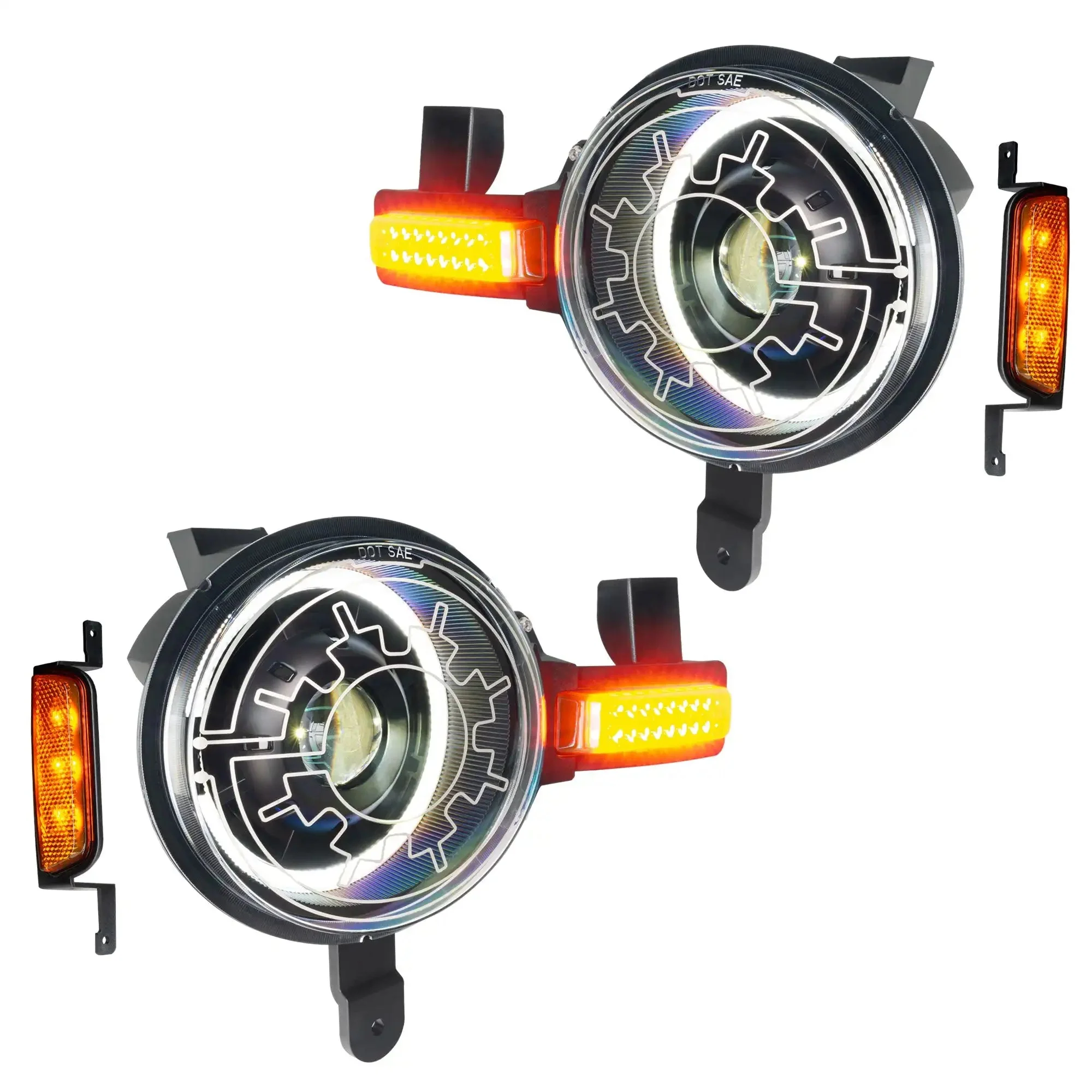 ORACLE Lighting Oculus™ Bi-LED Projector Headlights for 2021+ Ford Bronco - Heated Lens - Image 11