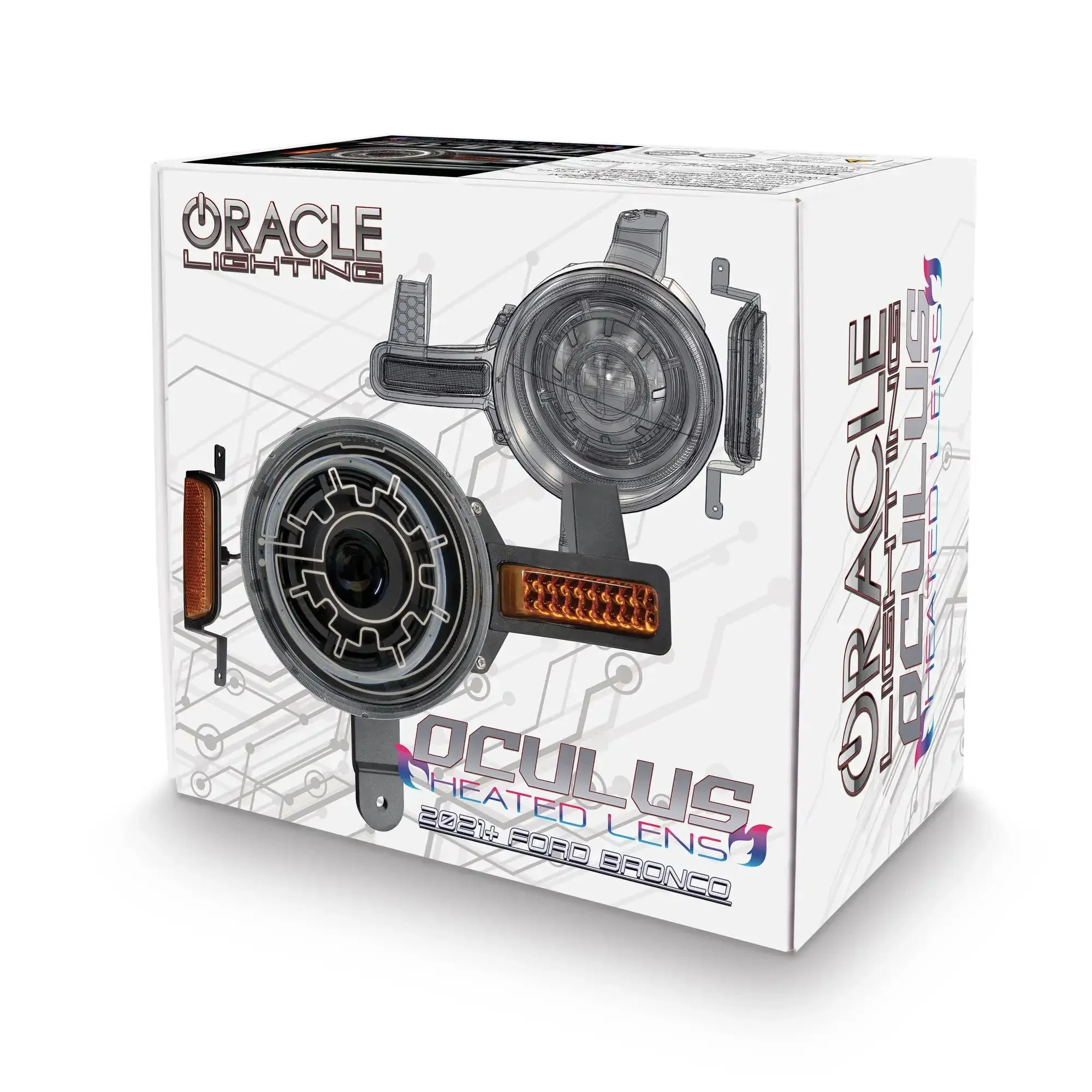 ORACLE Lighting Oculus™ Bi-LED Projector Headlights for 2021+ Ford Bronco - Heated Lens - Image 15