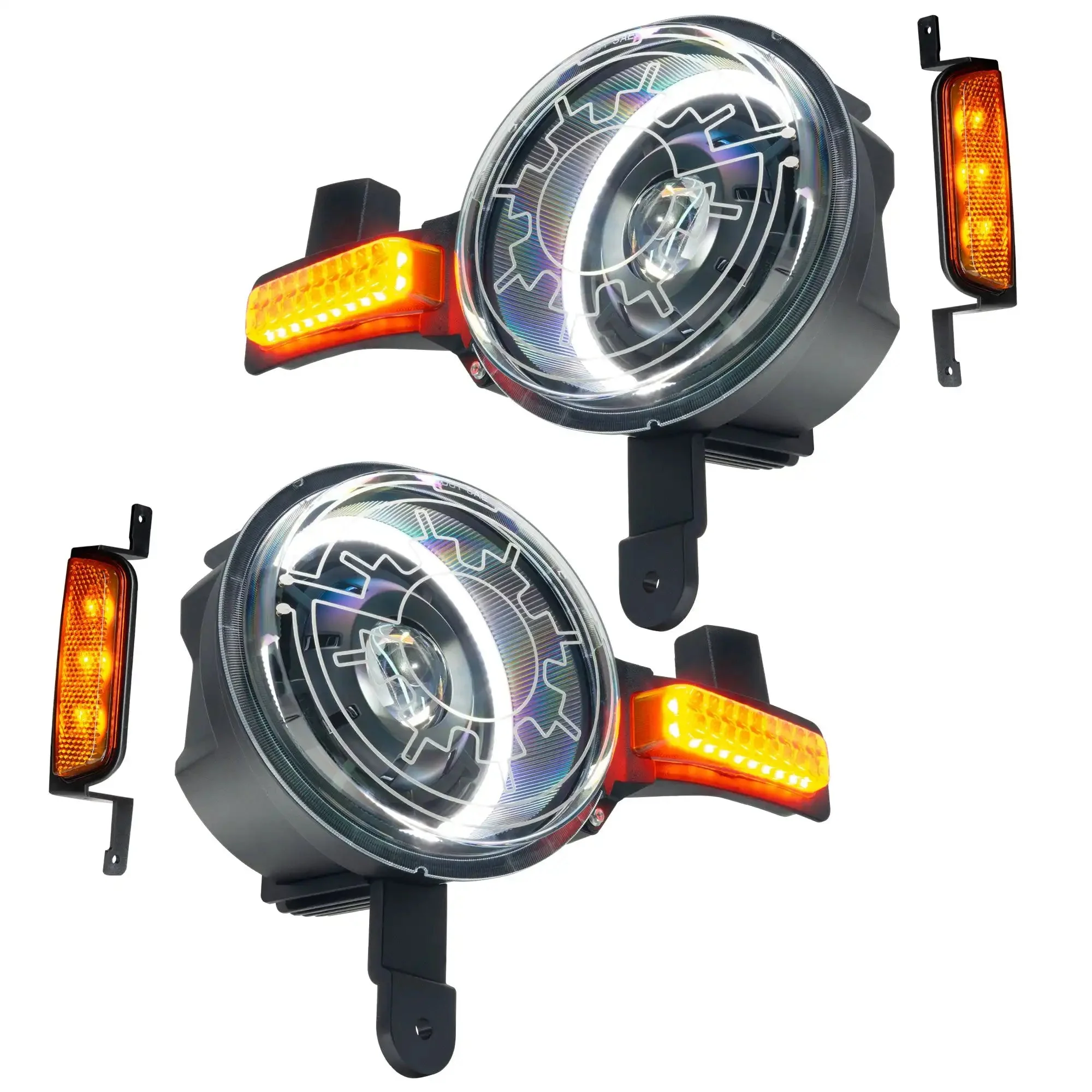 ORACLE Lighting Oculus™ Bi-LED Projector Headlights for 2021+ Ford Bronco - Heated Lens - Image 7