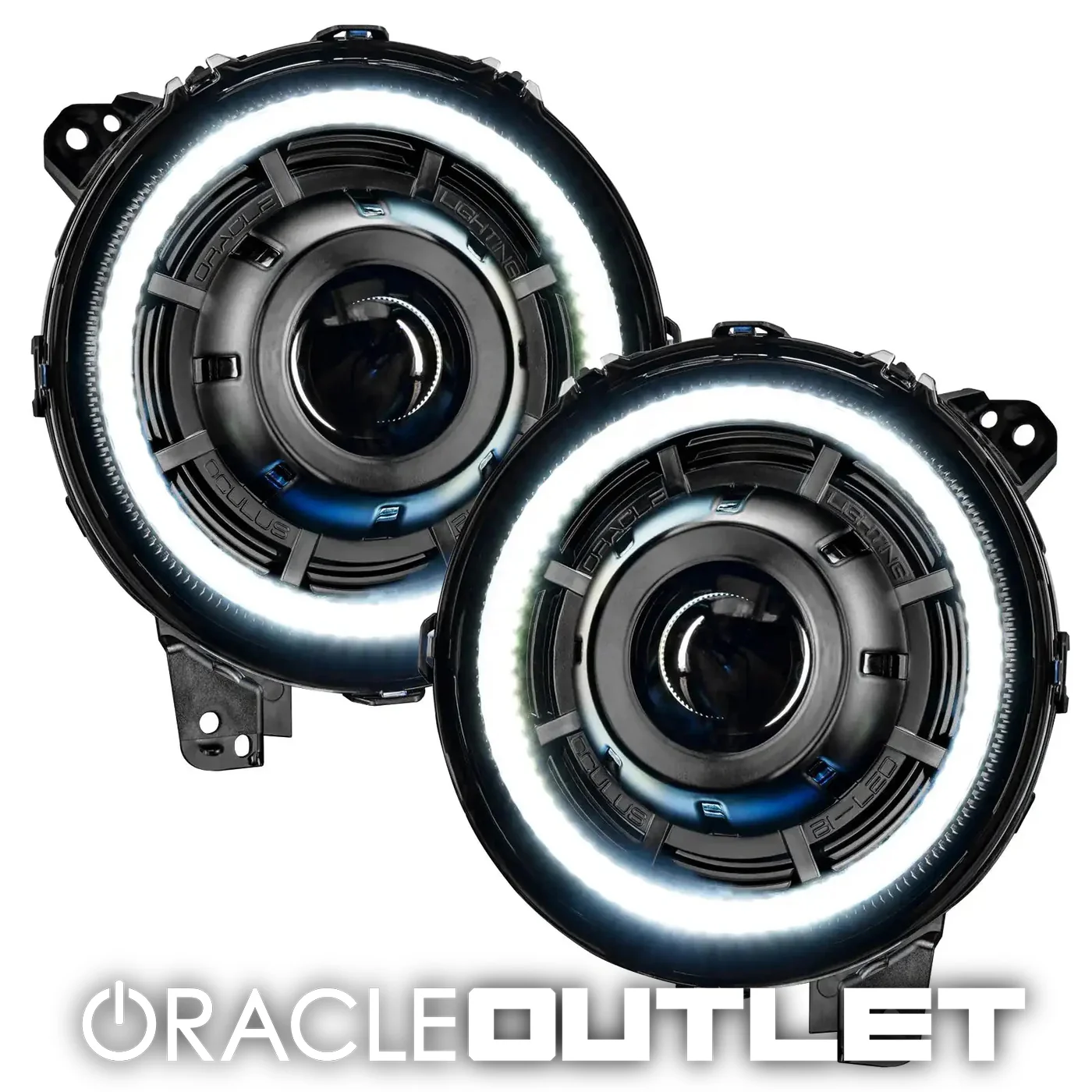 ORACLE Lighting Oculus Bi-LED Projector Headlights for Jeep JL/JT- Switchback | ORACLE Outlet | GRADE A