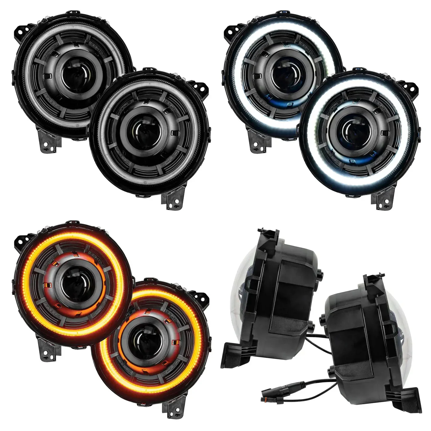 ORACLE Lighting Oculus Bi-LED Projector Headlights for Jeep JL/JT- Switchback | ORACLE Outlet | GRADE B - Image 3