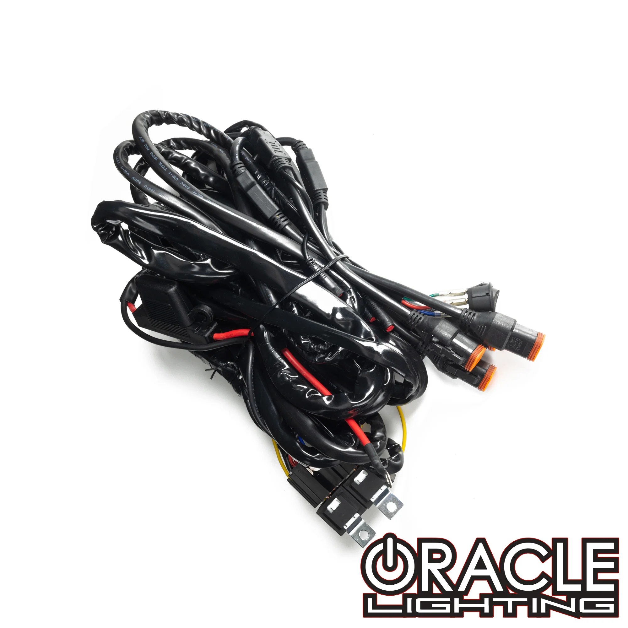 ORACLE Lighting VEGA Series 7 Quad Wiring Harness with Dual 80A Relays and Switch